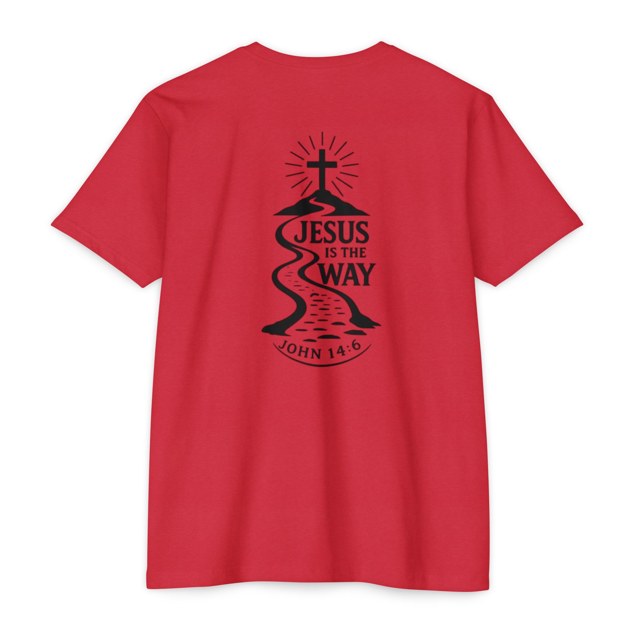 jesus is the way t shirt — christian faith graphic tee (john 14:6) jesus is the way t shirt — christian faith graphic tee (john 14:6)