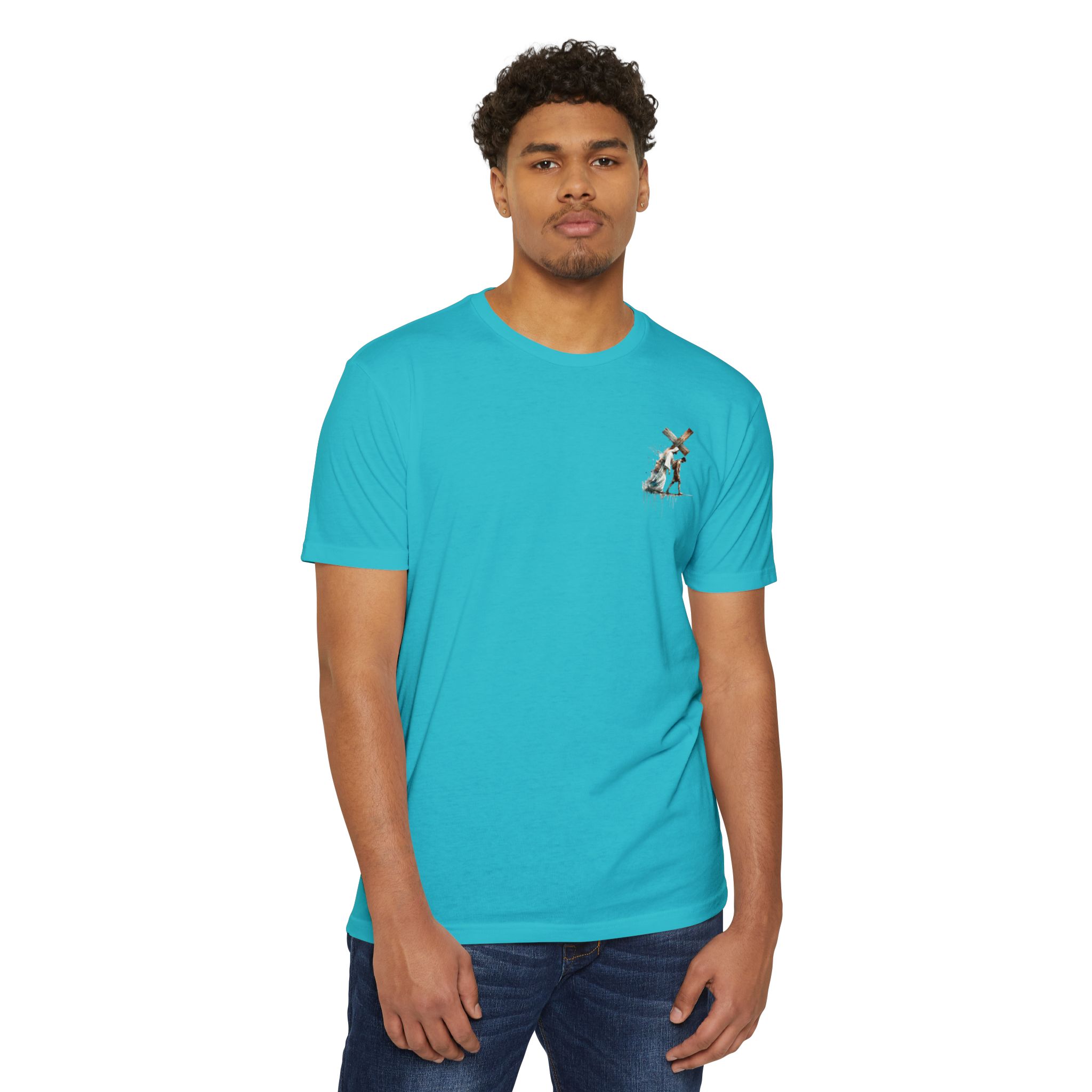 jesus is the way t shirt — christian faith graphic tee (john 14:6) jesus is the way t shirt — christian faith graphic tee (john 14:6)