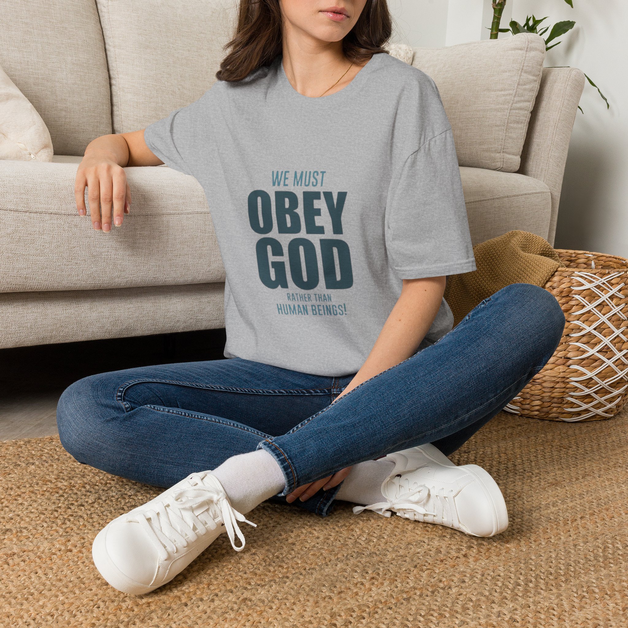we must obey god t shirt | religious scripture quote tee we must obey god t shirt | religious scripture quote tee