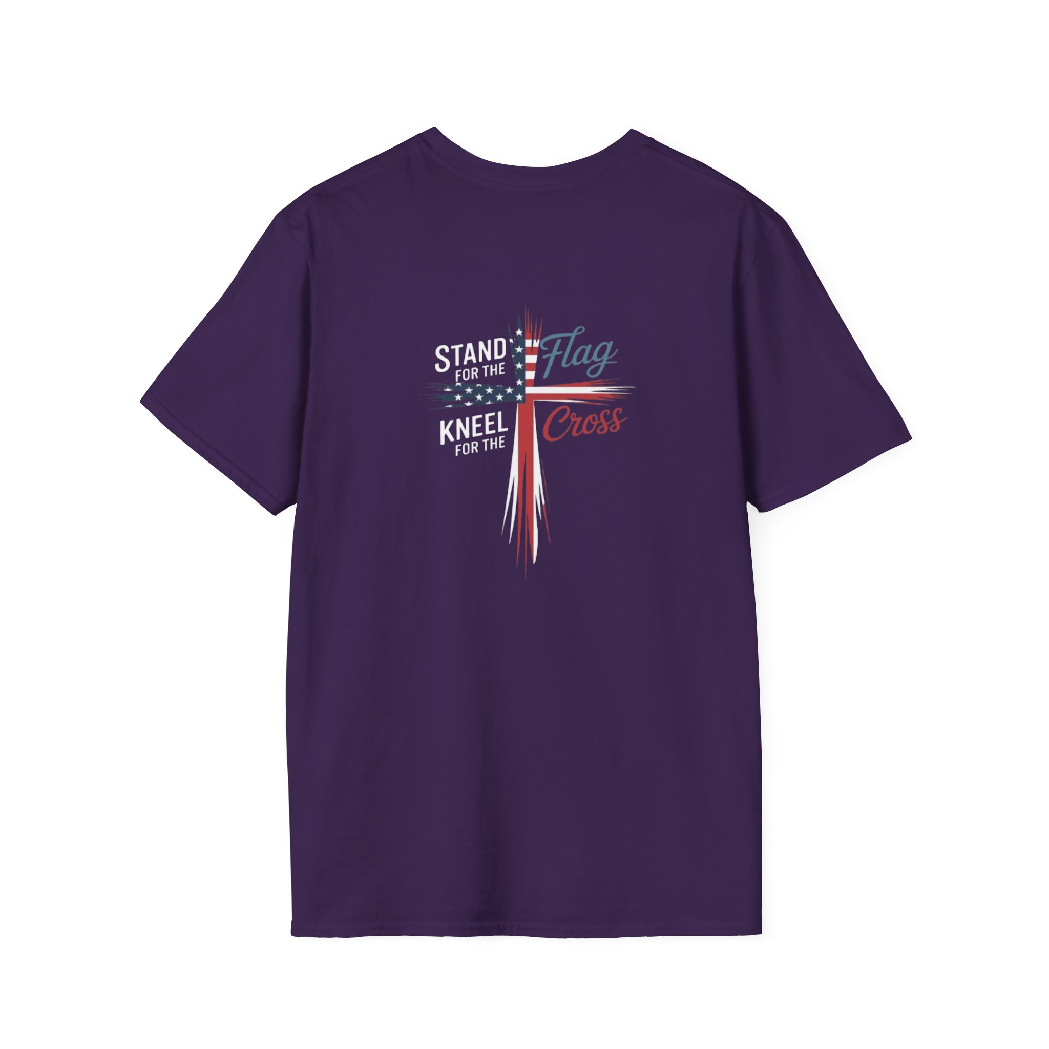 patriotic cross t shirt — "stand for the flag, kneel for the cross" patriotic cross t shirt — "stand for the flag, kneel for the cross"