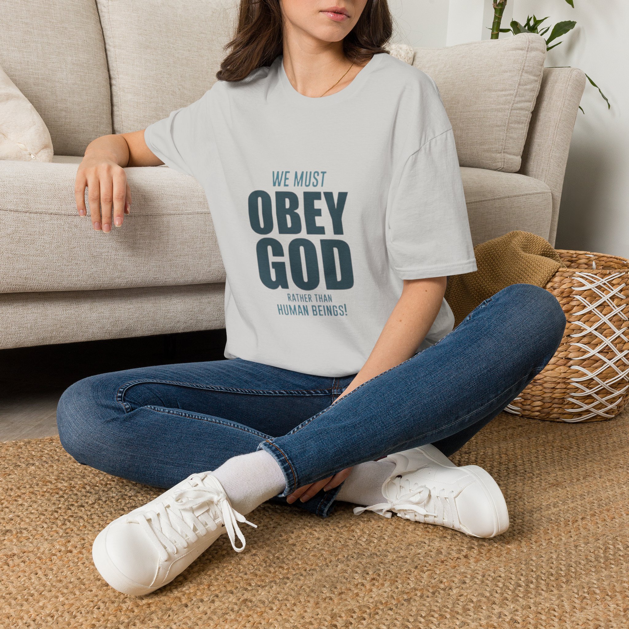 we must obey god t shirt | religious scripture quote tee we must obey god t shirt | religious scripture quote tee