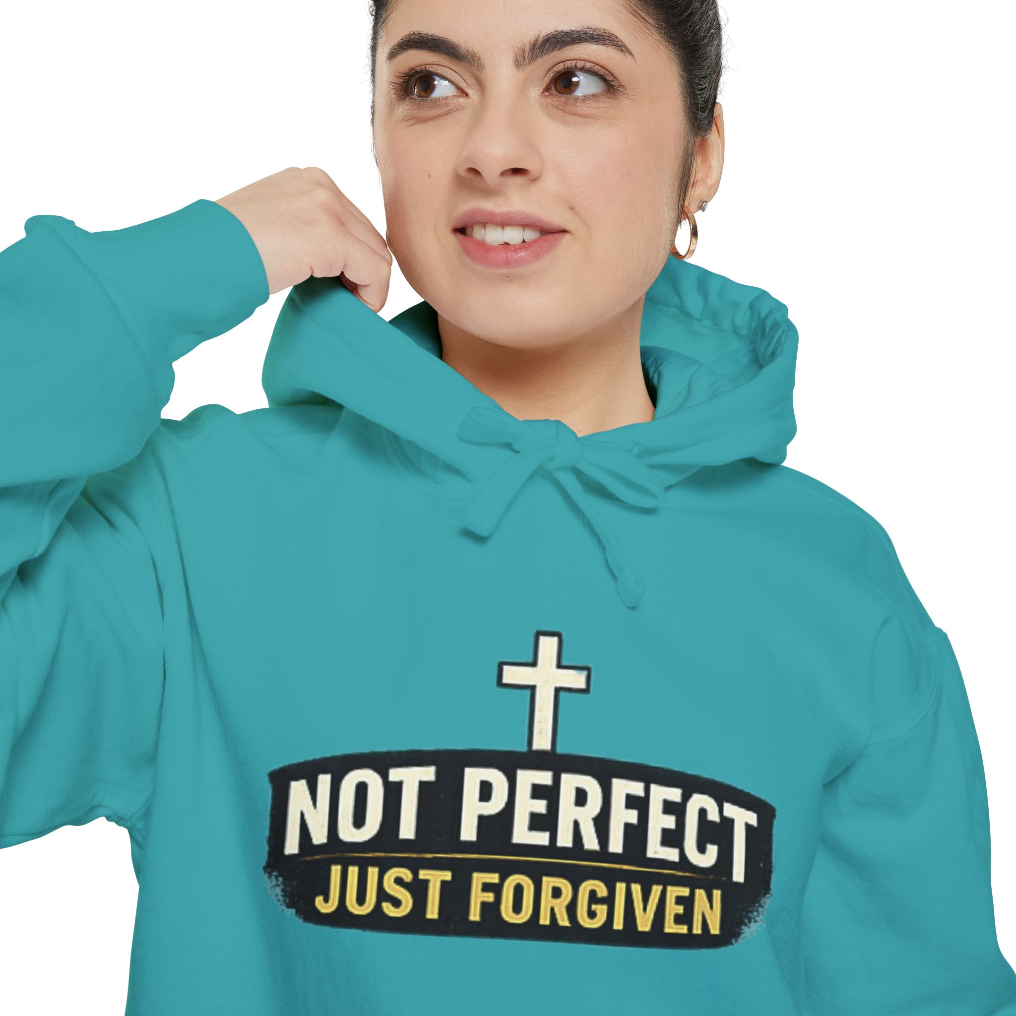 not perfect just forgiven hoodie — christian faith pullover not perfect just forgiven hoodie — christian faith pullover