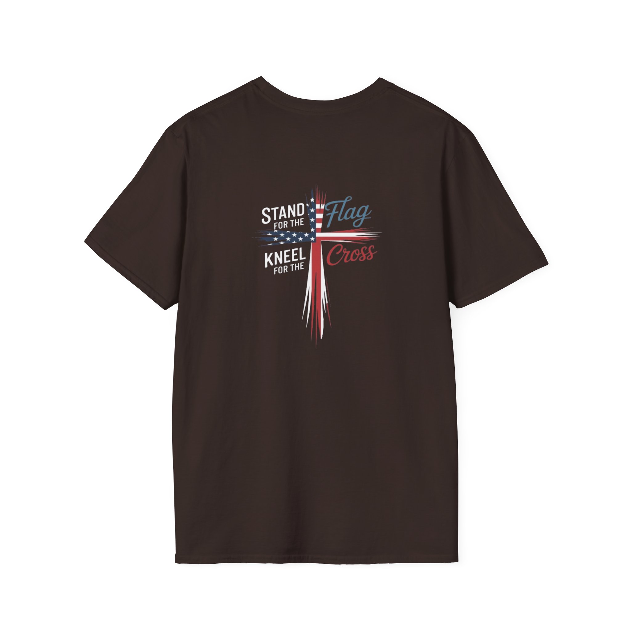 patriotic cross t shirt — "stand for the flag, kneel for the cross" patriotic cross t shirt — "stand for the flag, kneel for the cross"
