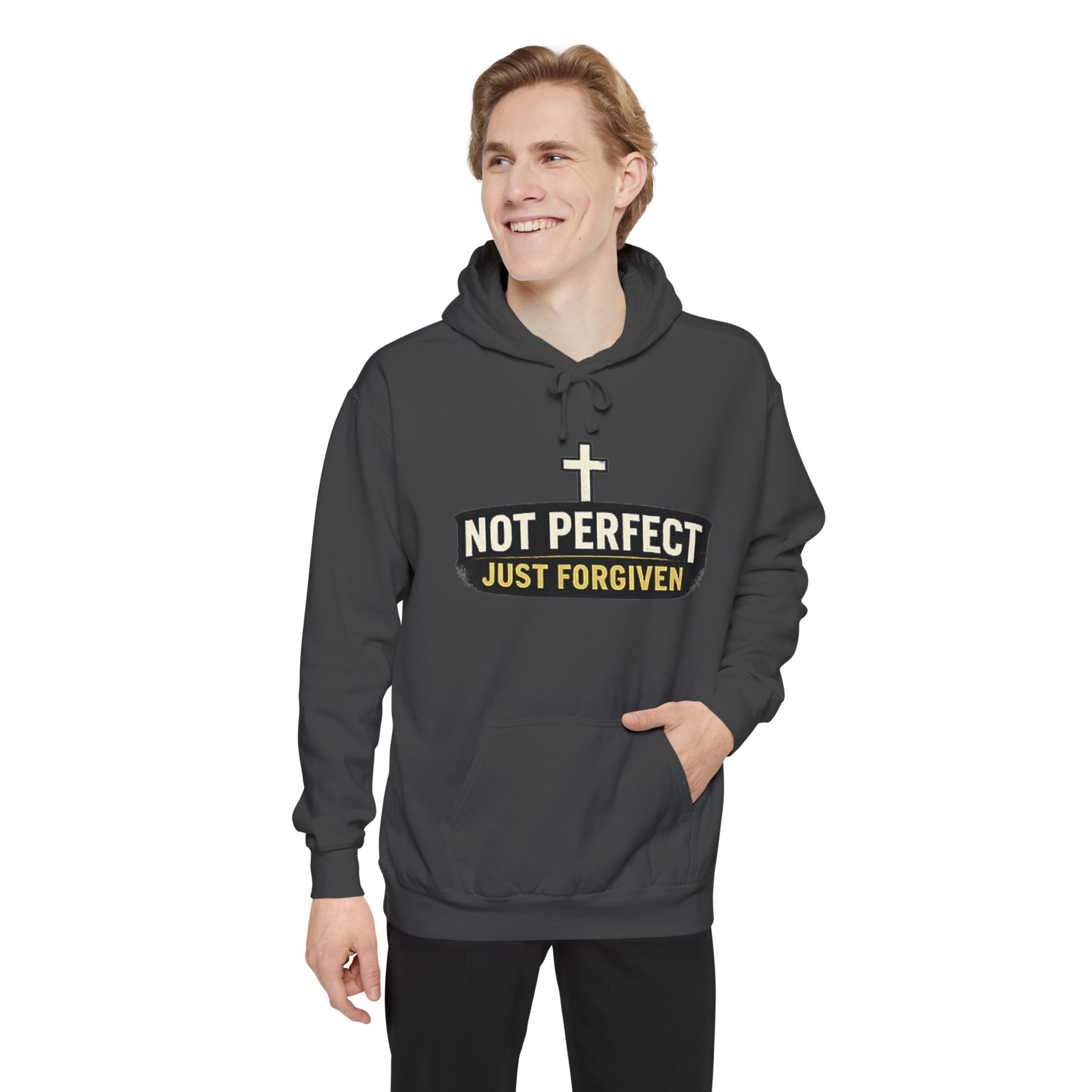 not perfect just forgiven hoodie — christian faith pullover not perfect just forgiven hoodie — christian faith pullover