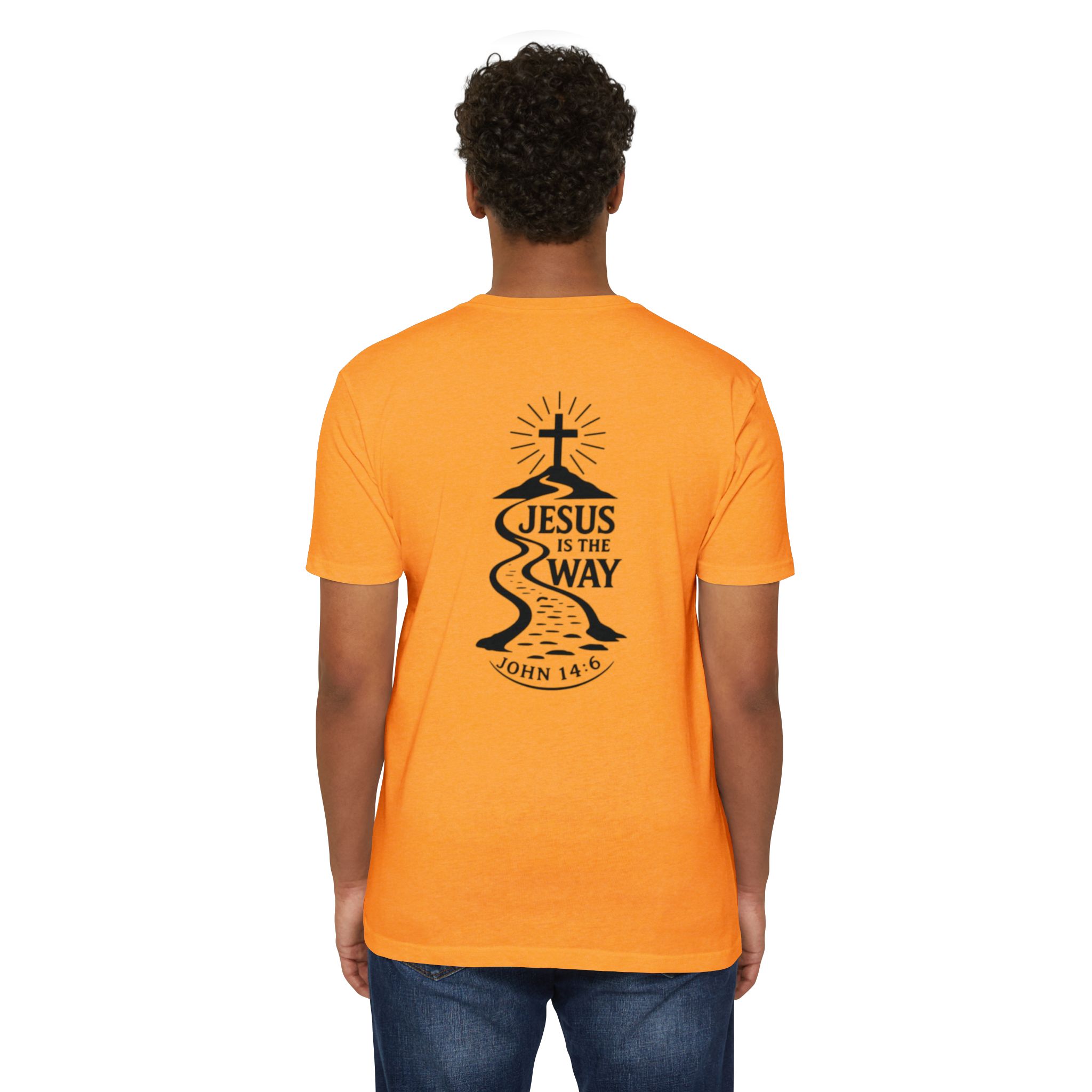 jesus is the way t shirt — christian faith graphic tee (john 14:6) jesus is the way t shirt — christian faith graphic tee (john 14:6)