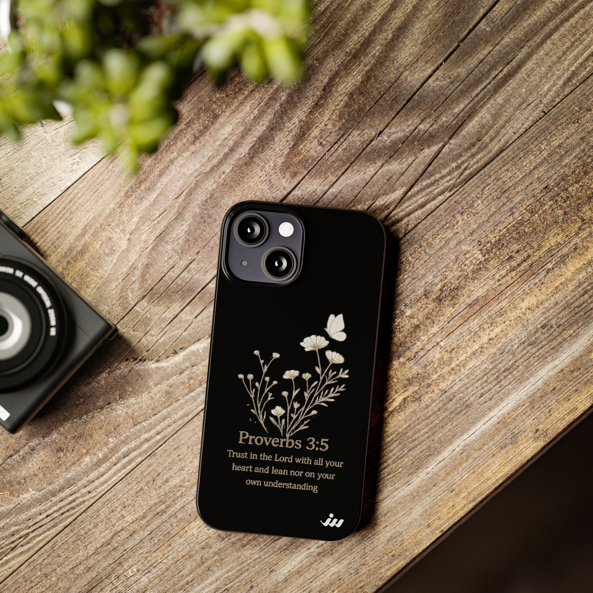 proverbs 3:5 floral phone case proverbs 3:5 floral phone case