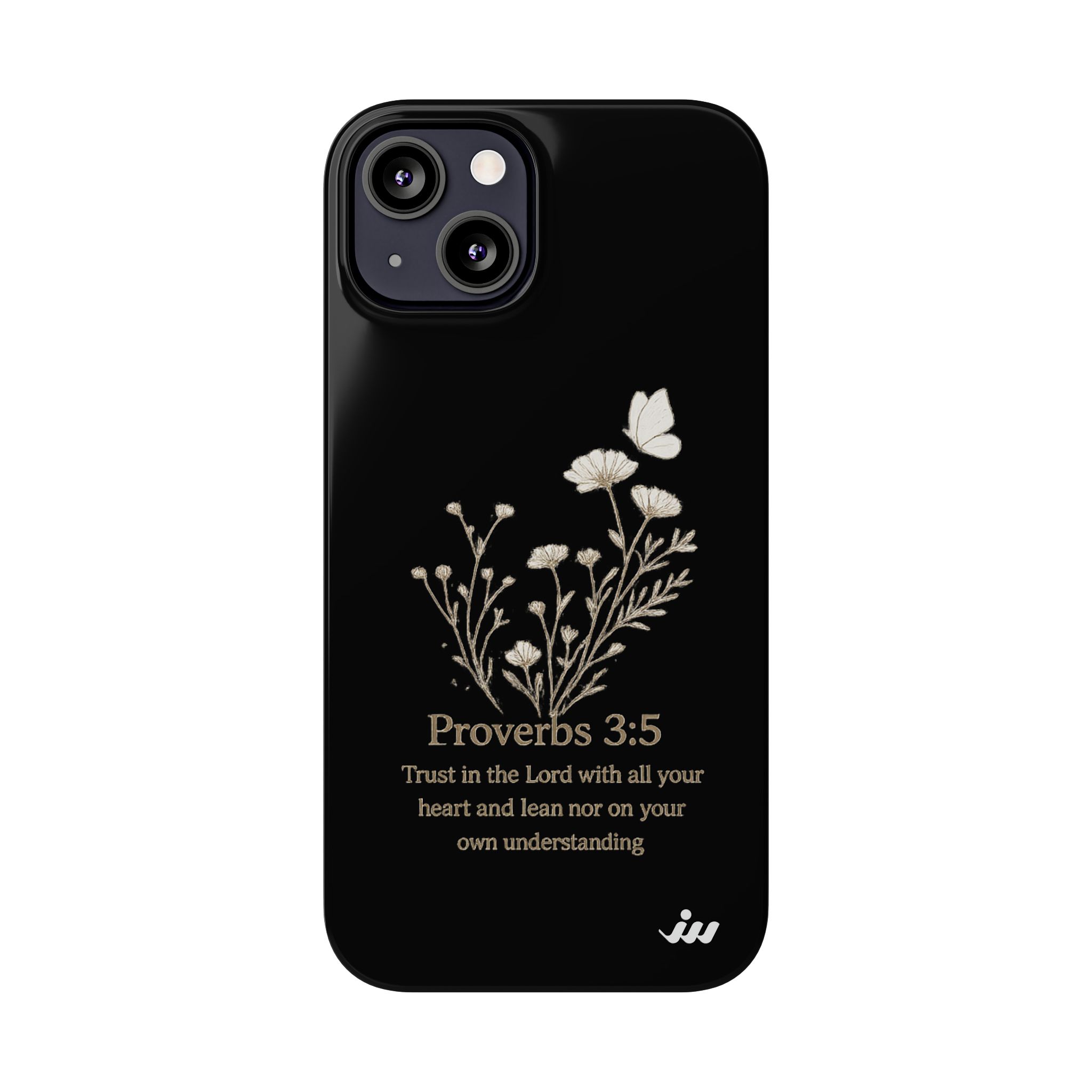 proverbs 3:5 floral phone case proverbs 3:5 floral phone case