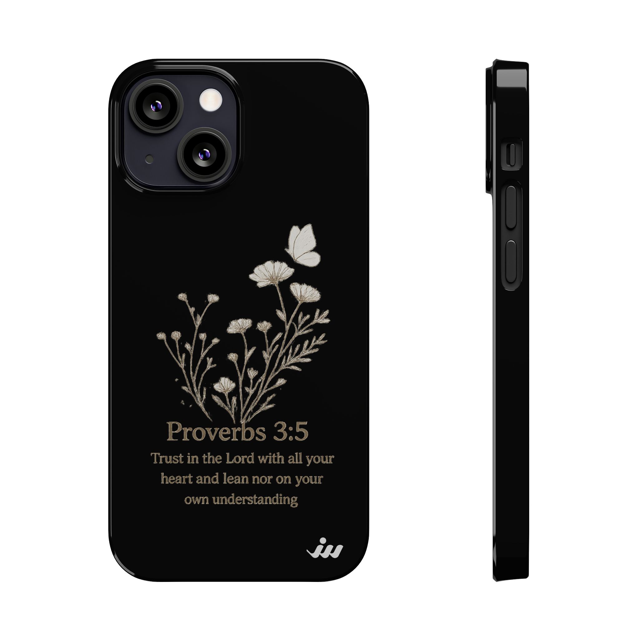 proverbs 3:5 floral phone case proverbs 3:5 floral phone case