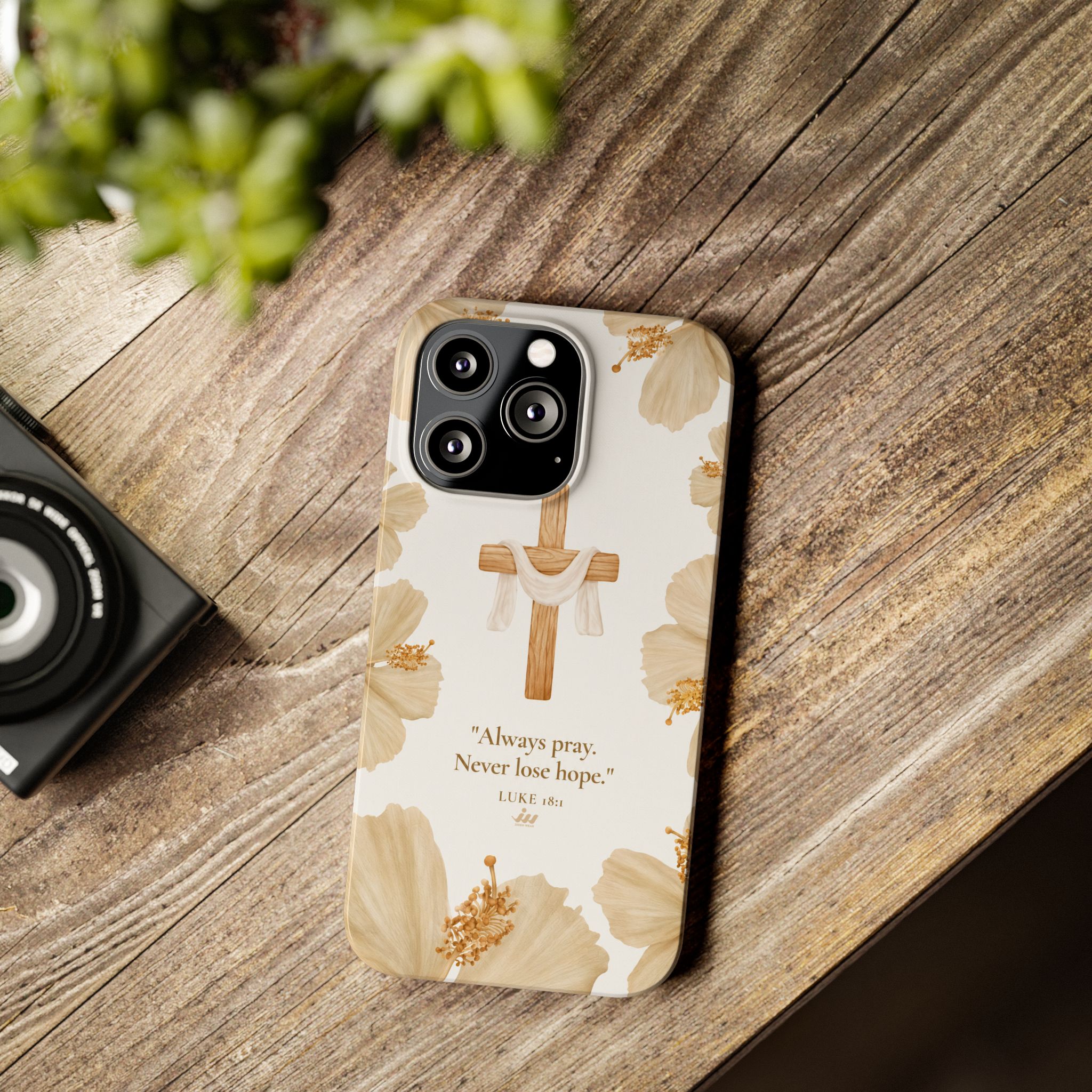 christian cross floral slim phone case christian cross floral slim phone case