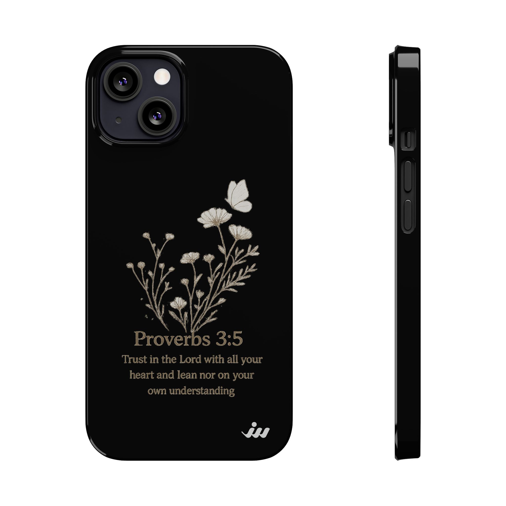 proverbs 3:5 floral phone case proverbs 3:5 floral phone case