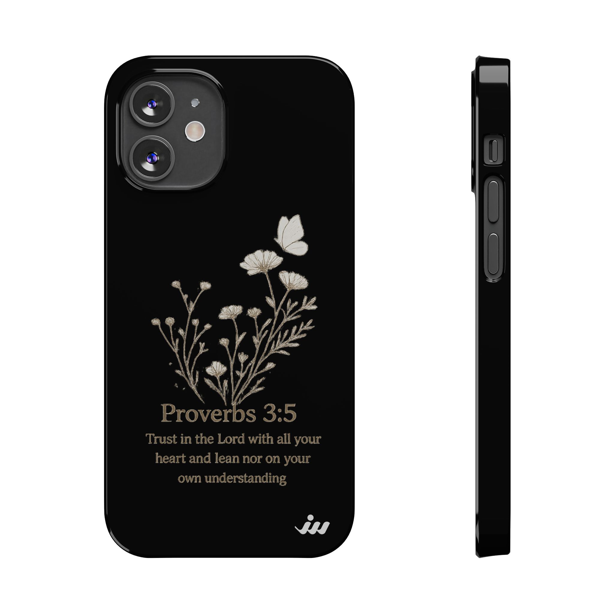 proverbs 3:5 floral phone case proverbs 3:5 floral phone case
