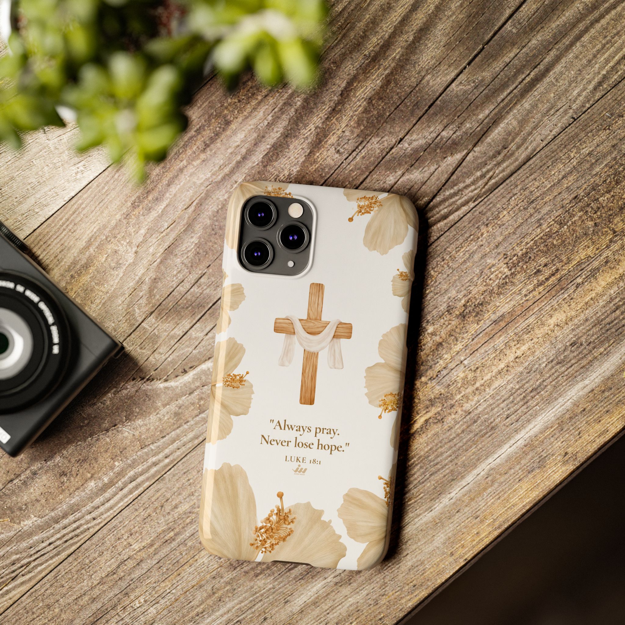 christian cross floral slim phone case christian cross floral slim phone case