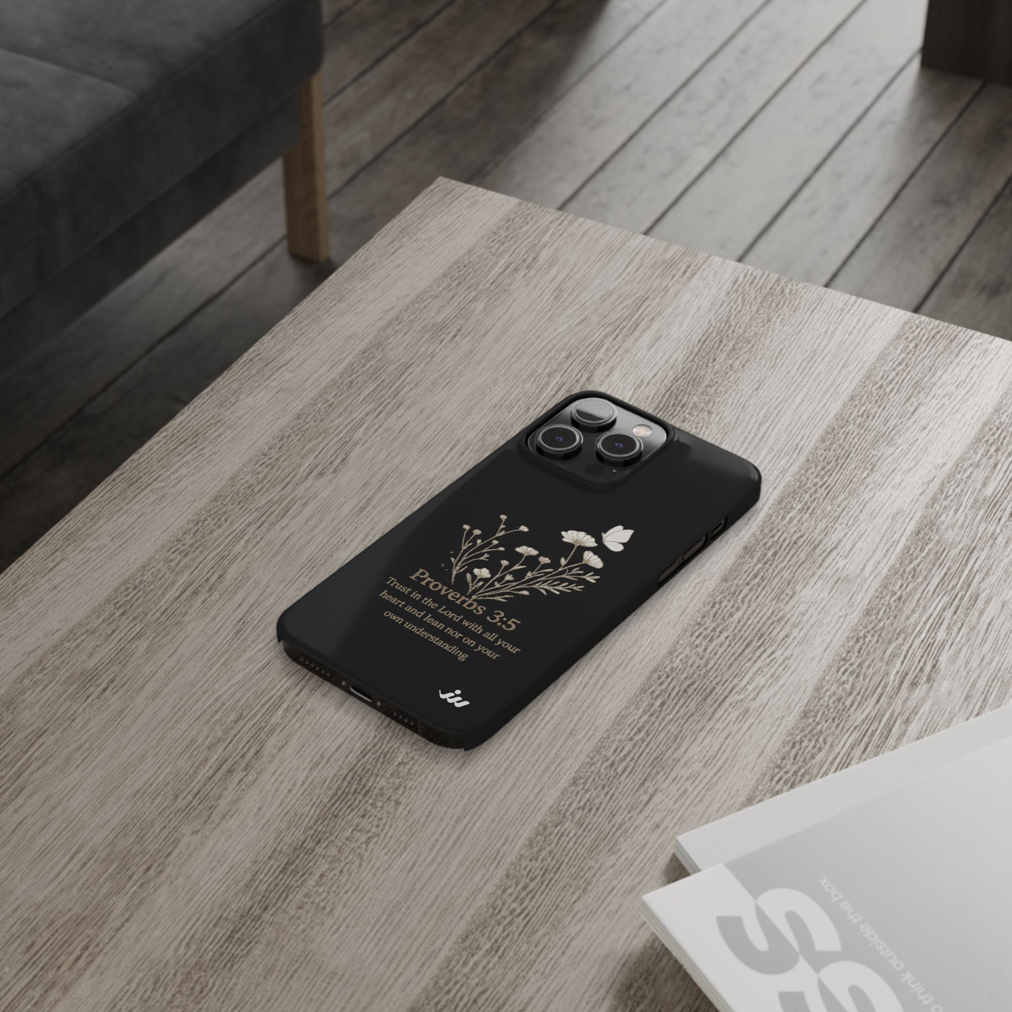 proverbs 3:5 floral phone case proverbs 3:5 floral phone case