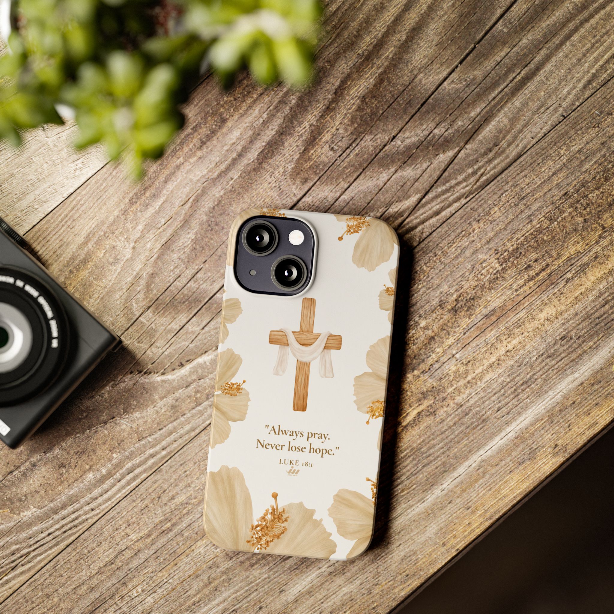 christian cross floral slim phone case christian cross floral slim phone case