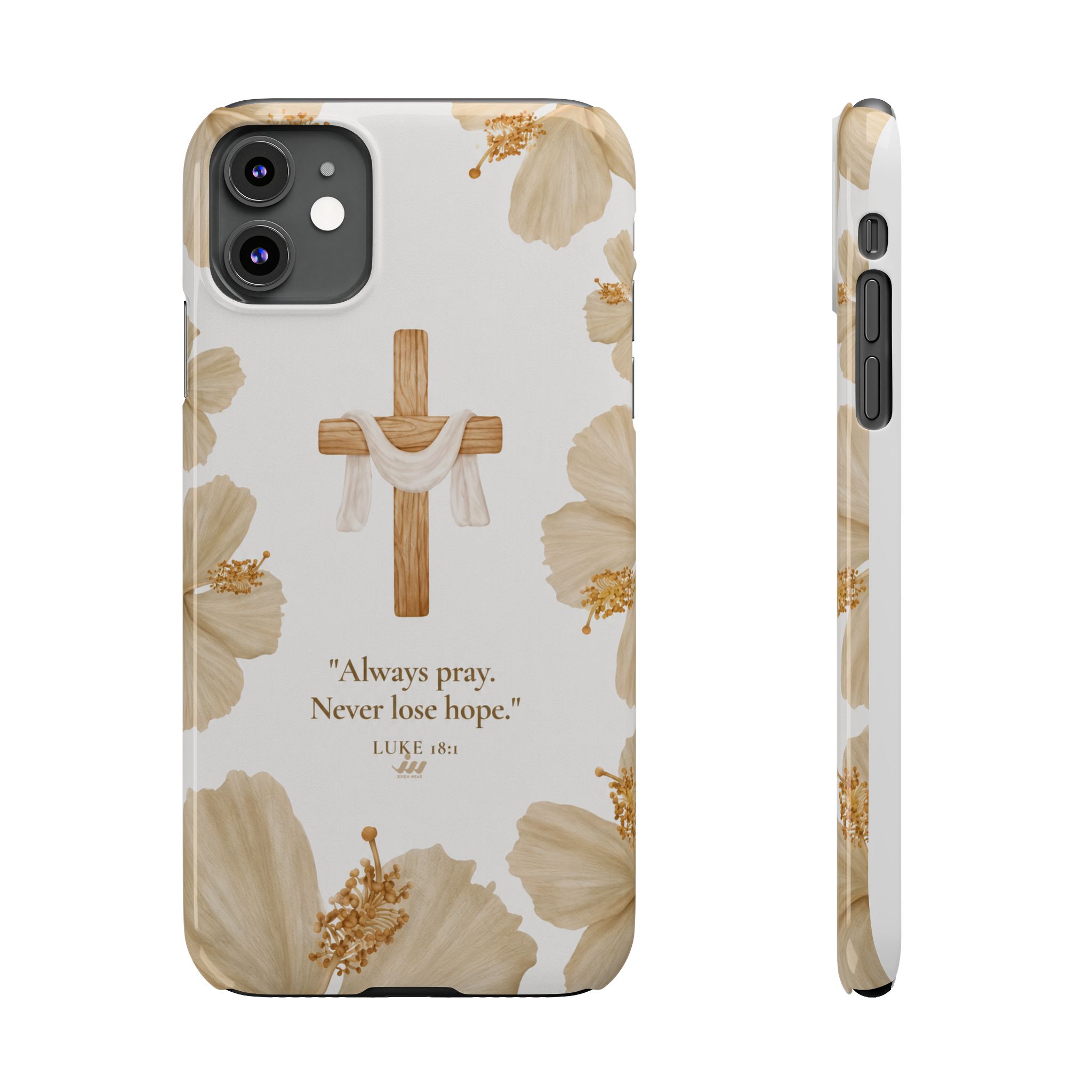 christian cross floral slim phone case christian cross floral slim phone case