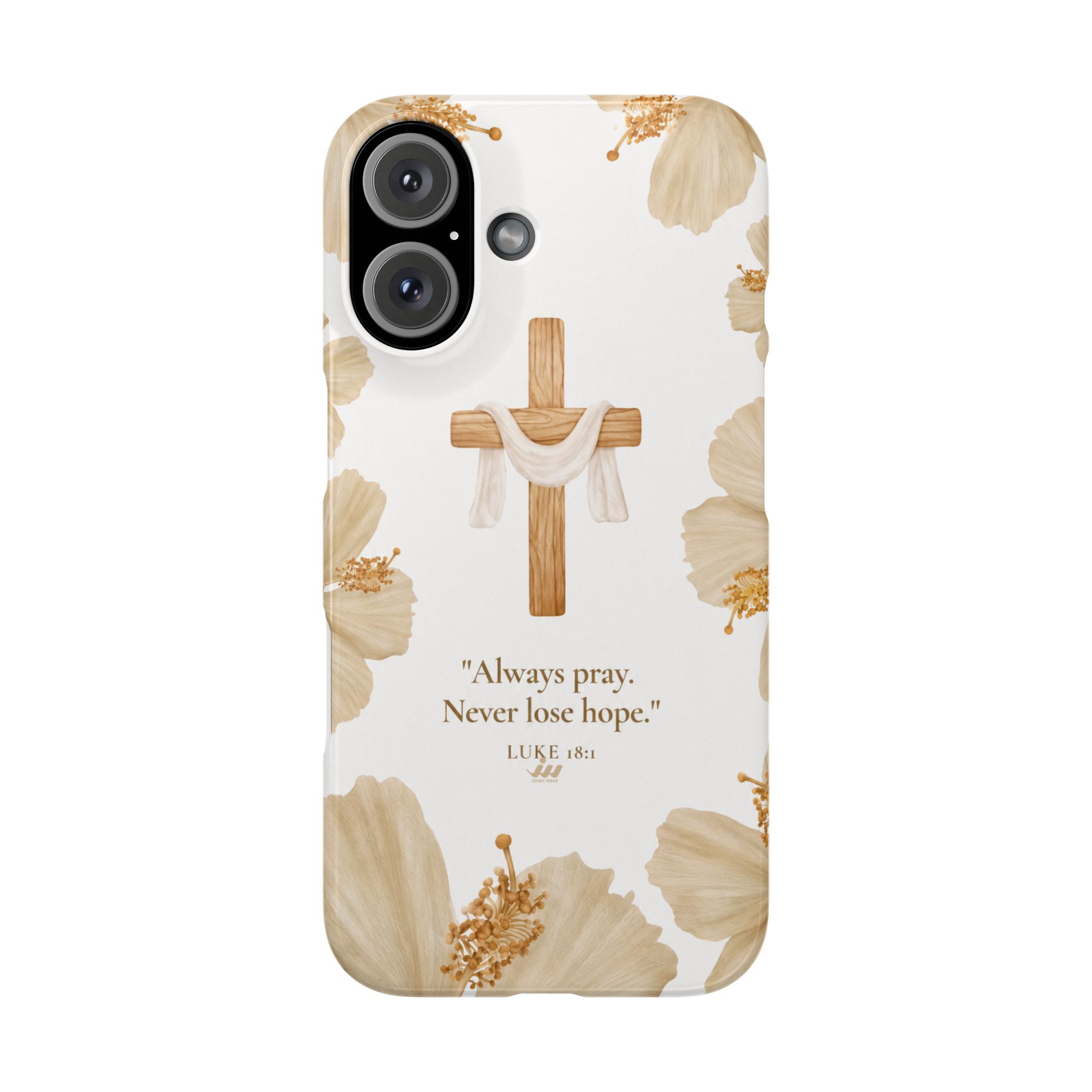 christian cross floral slim phone case christian cross floral slim phone case