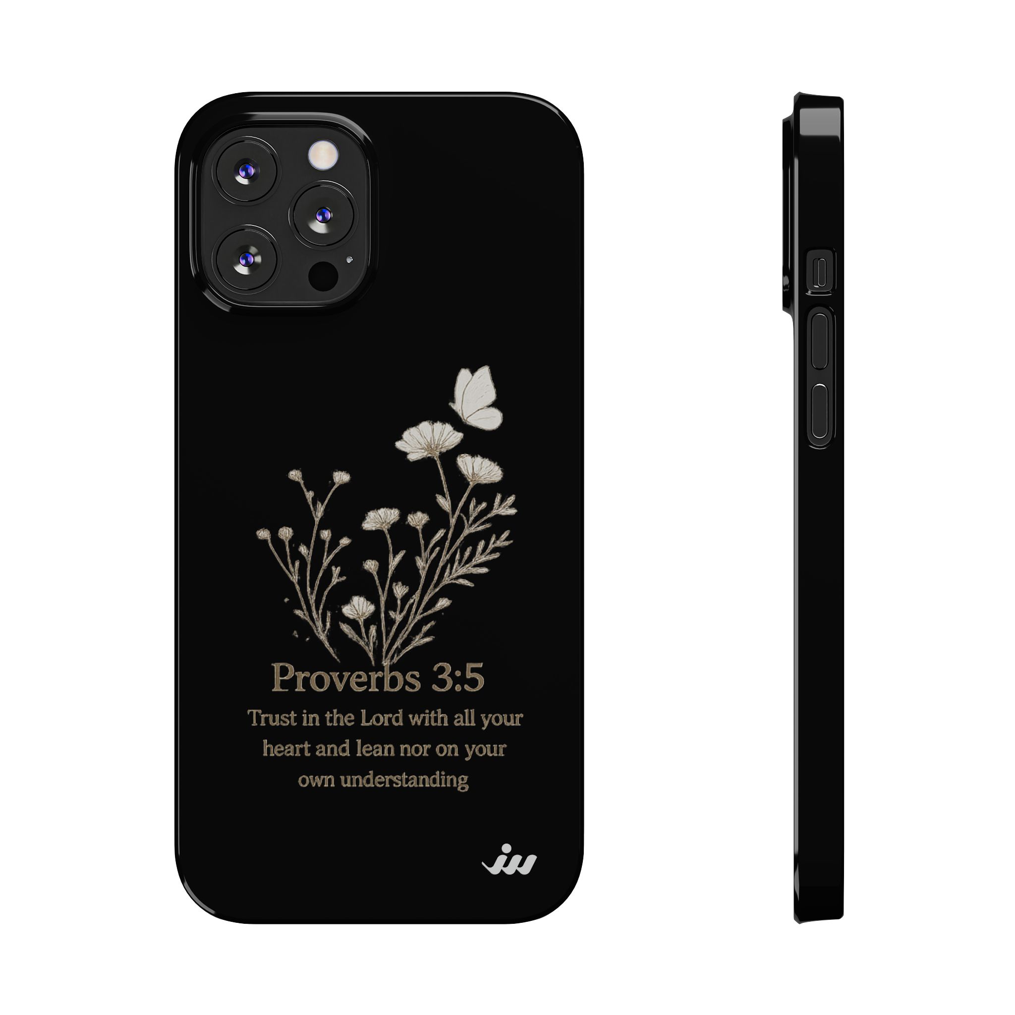 proverbs 3:5 floral phone case proverbs 3:5 floral phone case