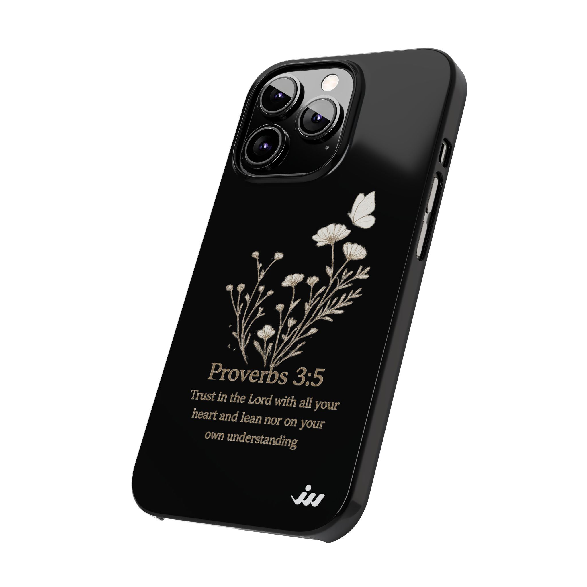 proverbs 3:5 floral phone case proverbs 3:5 floral phone case