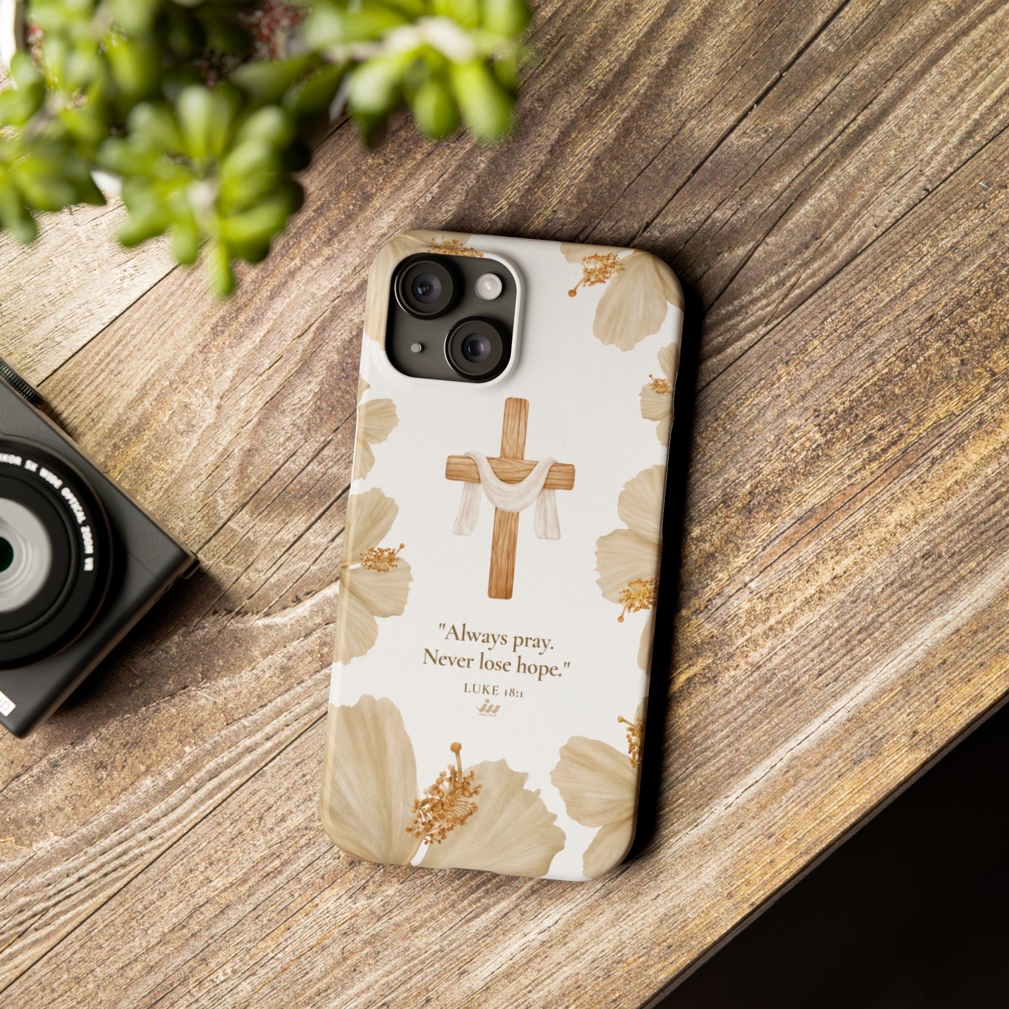 christian cross floral slim phone case christian cross floral slim phone case