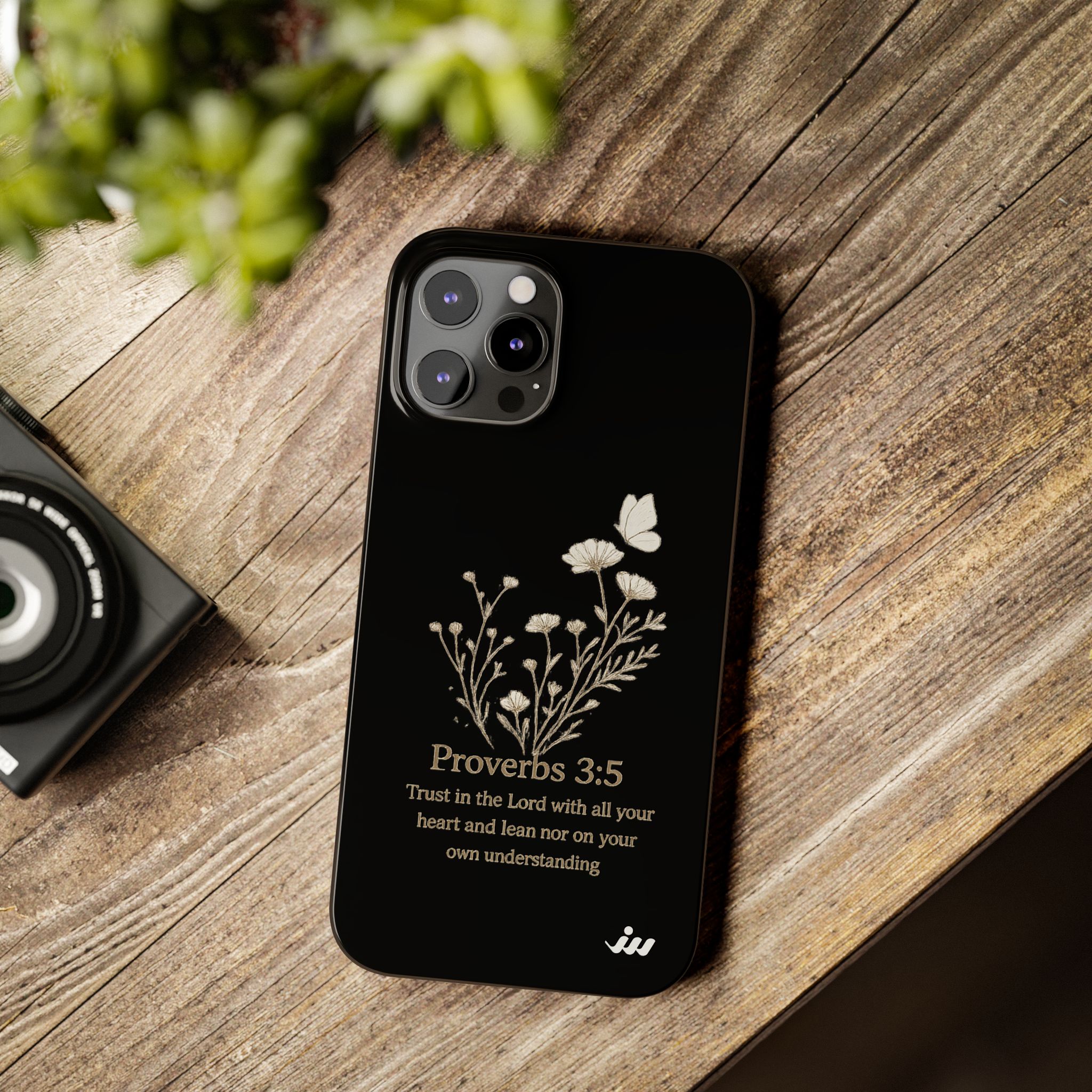 proverbs 3:5 floral phone case proverbs 3:5 floral phone case