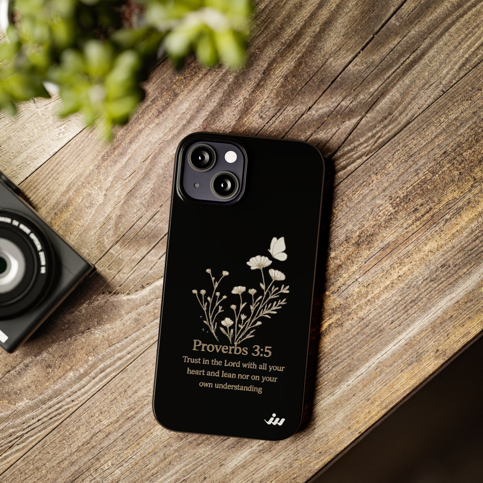 proverbs 3:5 floral phone case proverbs 3:5 floral phone case