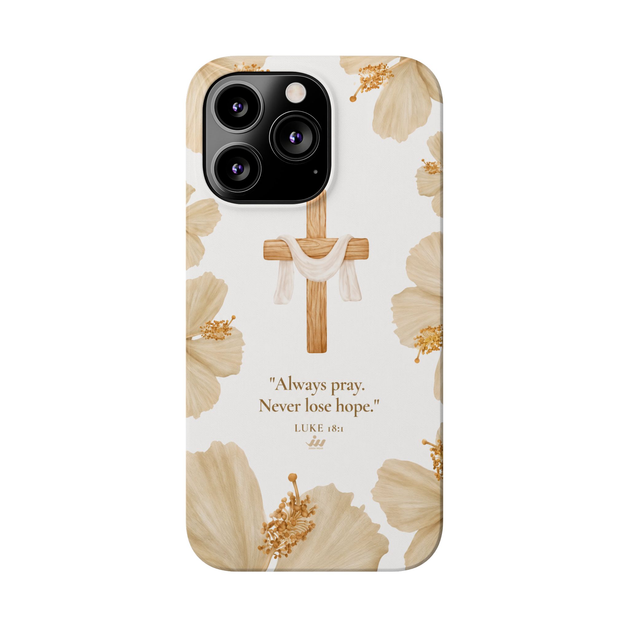 christian cross floral slim phone case christian cross floral slim phone case