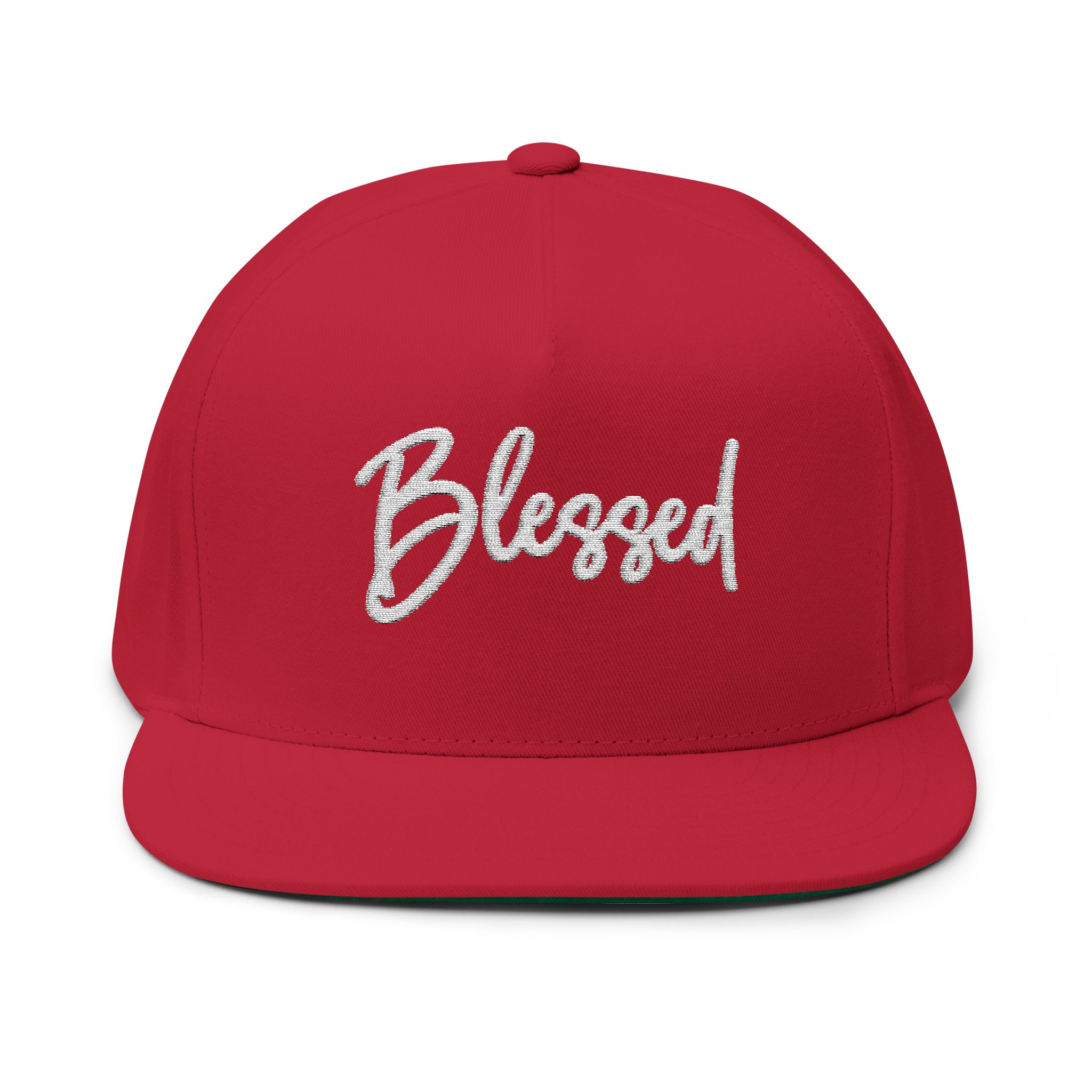 blessed embroidered flat bill christian cap blessed embroidered flat bill christian cap