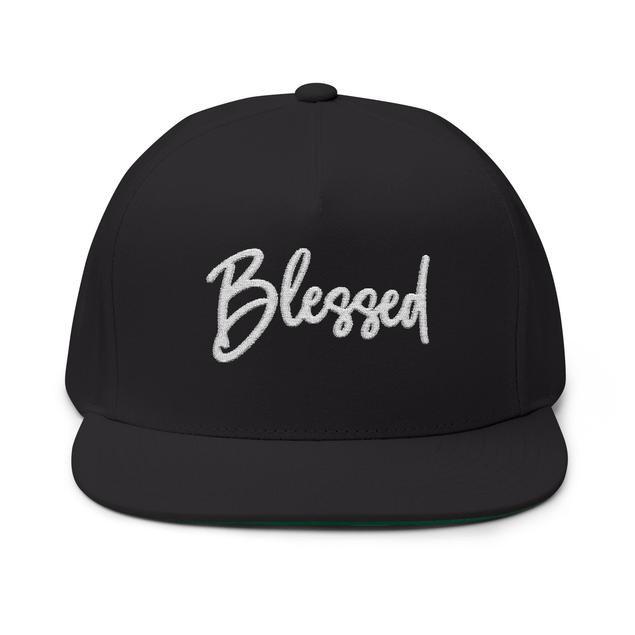 blessed embroidered flat bill christian cap blessed embroidered flat bill christian cap