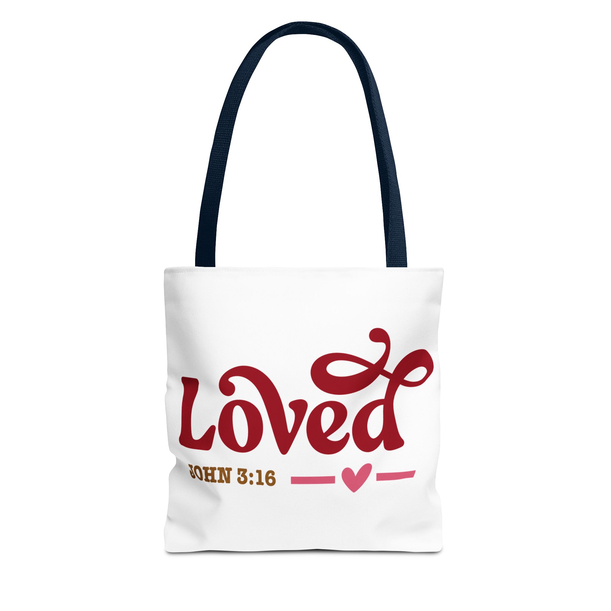 loved tote bag — john 3:16 faith canvas tote loved tote bag — john 3:16 faith canvas tote