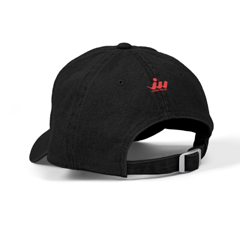 embroidered "redeemer" denim hat
