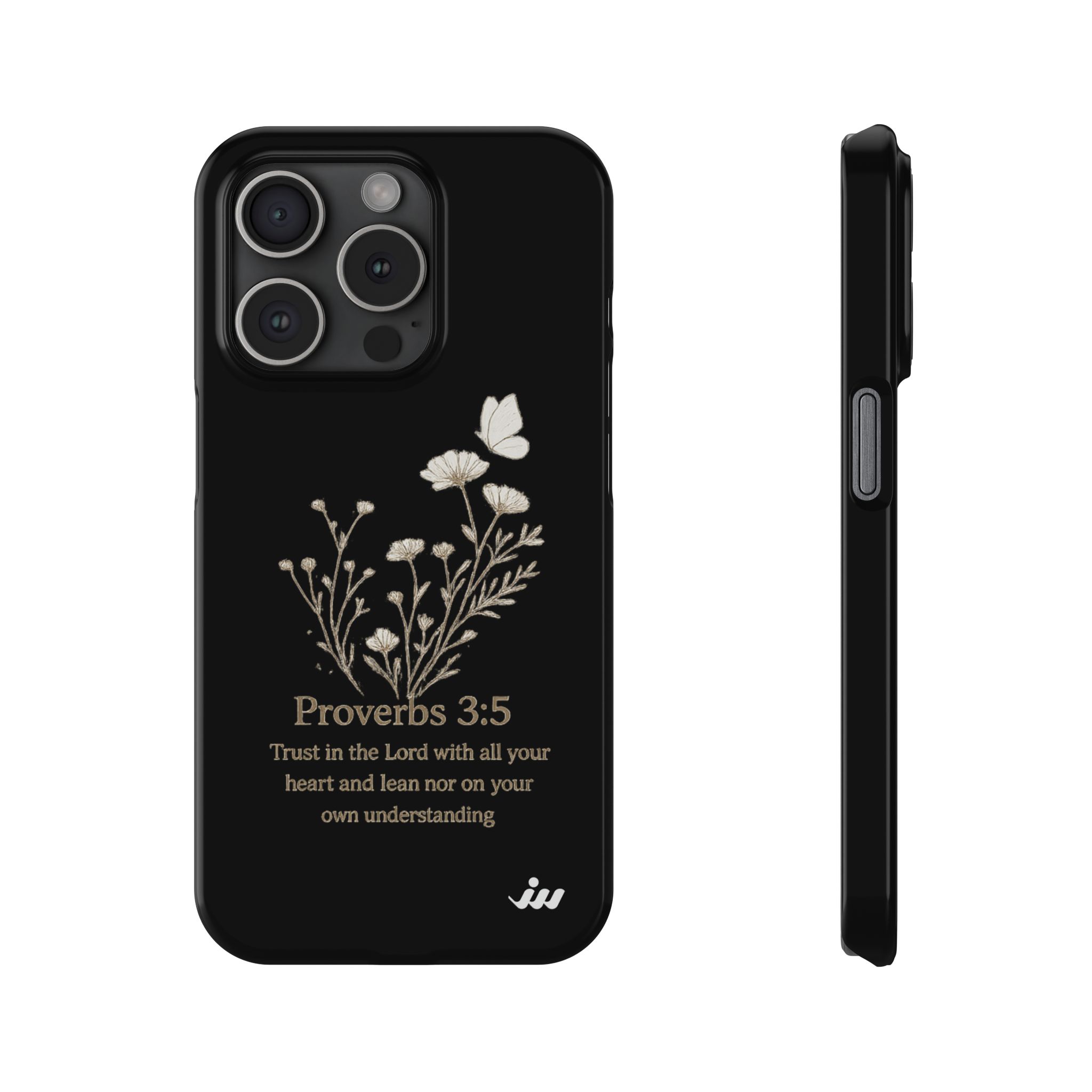 proverbs 3:5 floral phone case proverbs 3:5 floral phone case