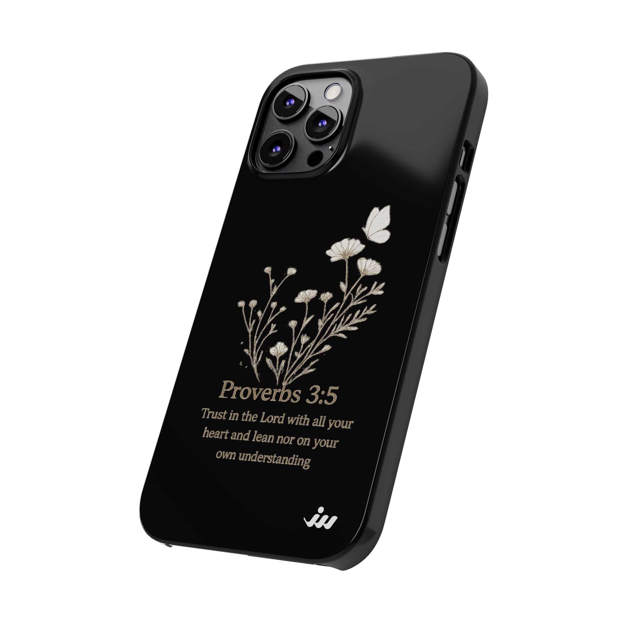 proverbs 3:5 floral phone case proverbs 3:5 floral phone case
