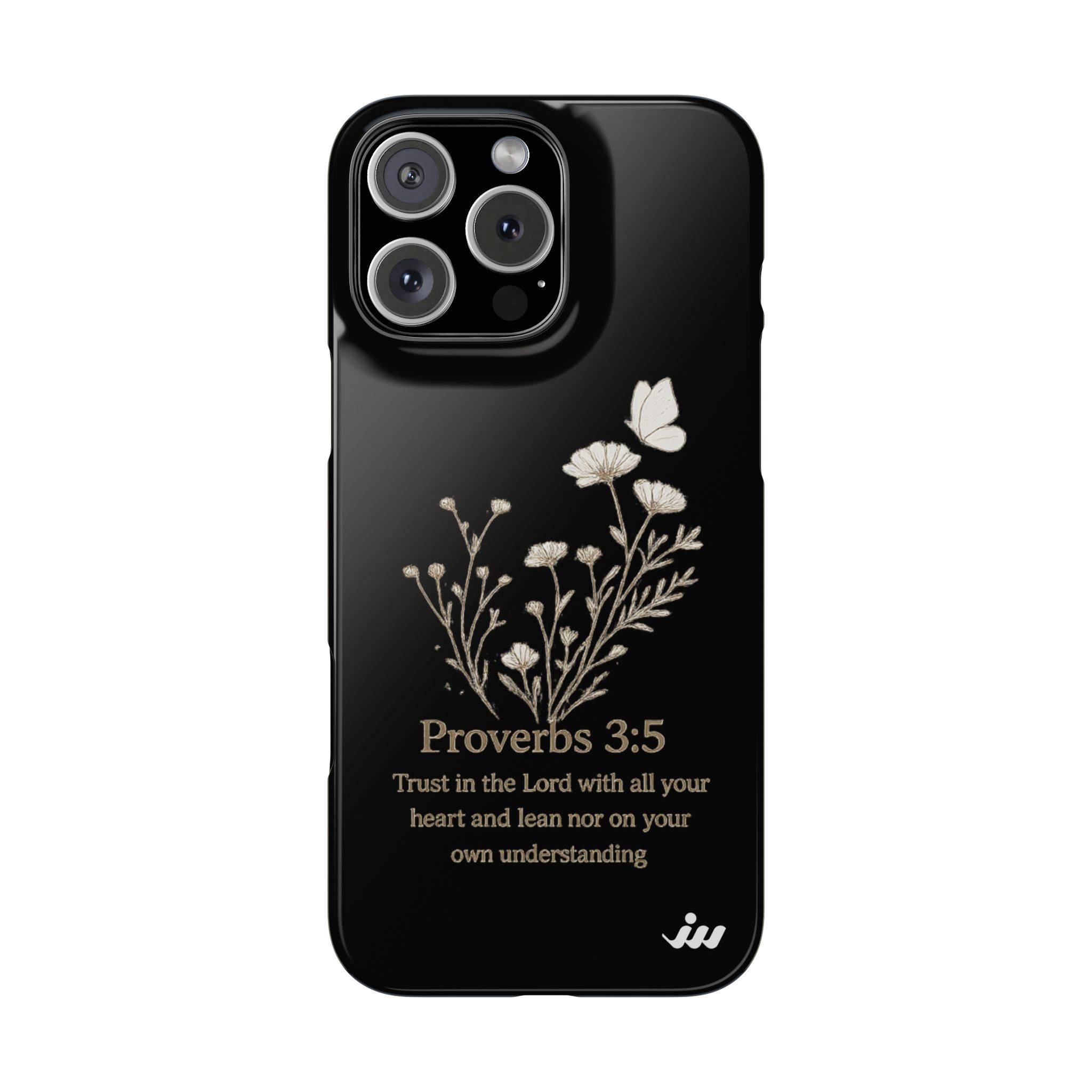 proverbs 3:5 floral phone case proverbs 3:5 floral phone case