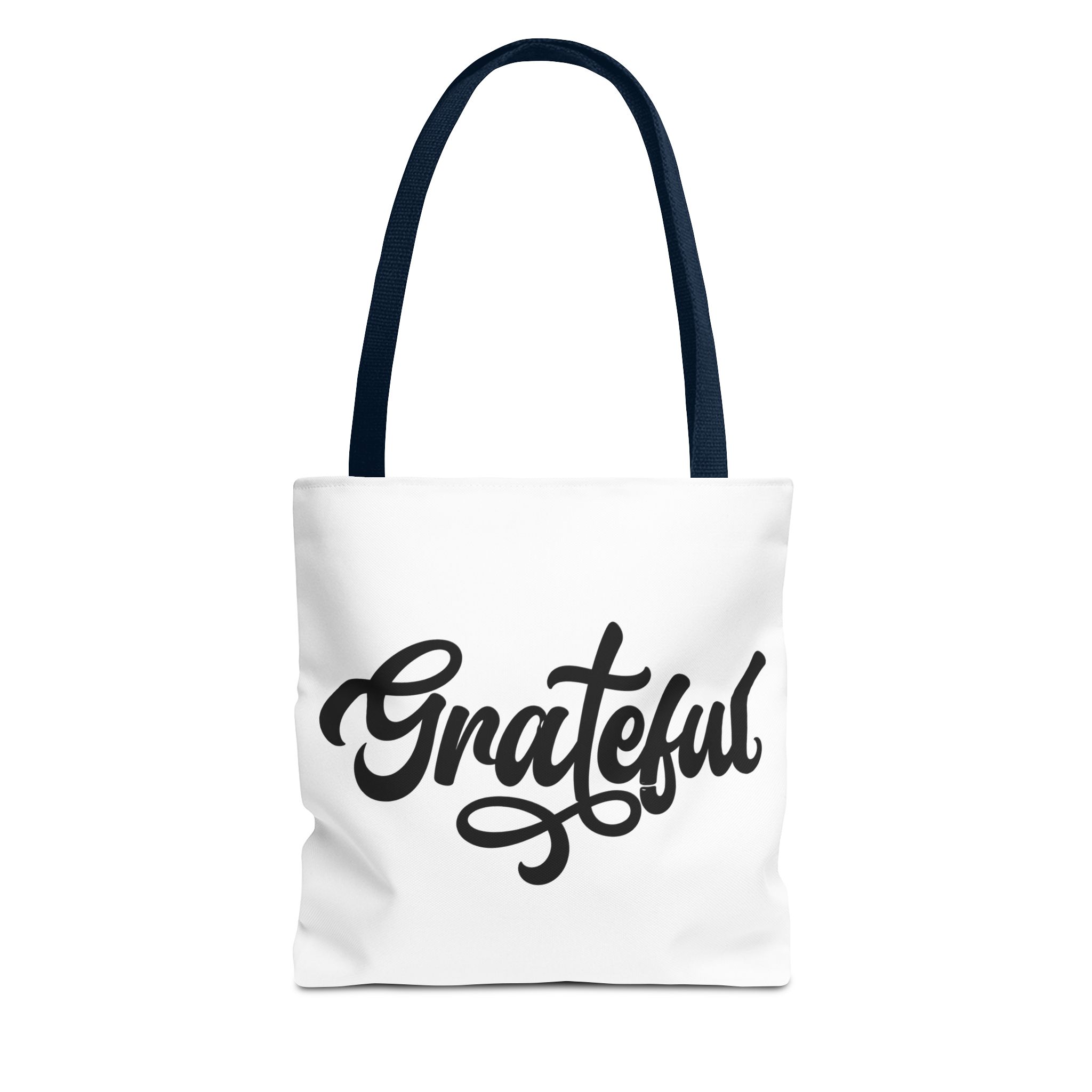 grateful script tote bag – inspirational everyday canvas tote grateful script tote bag – inspirational everyday canvas tote