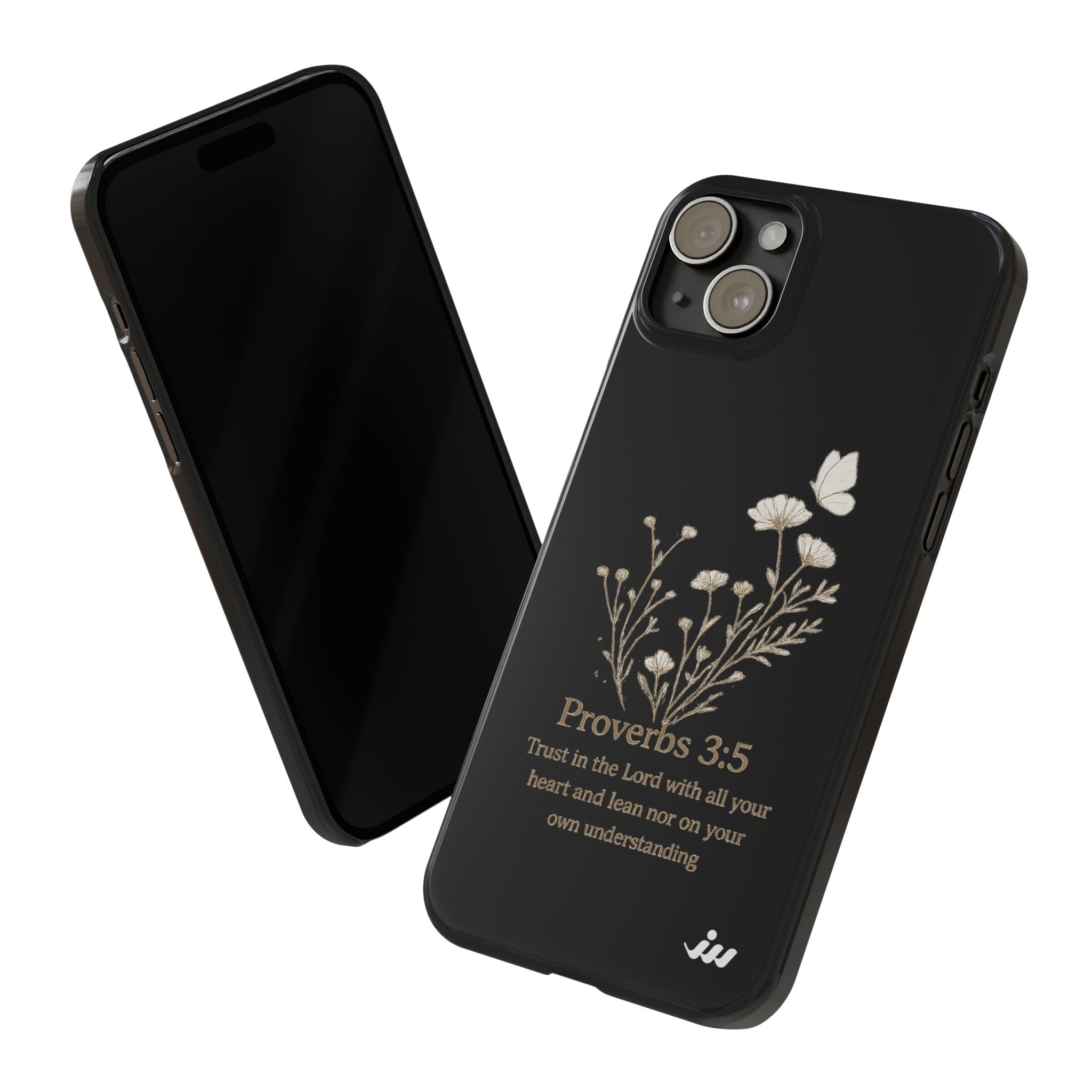 proverbs 3:5 floral phone case proverbs 3:5 floral phone case
