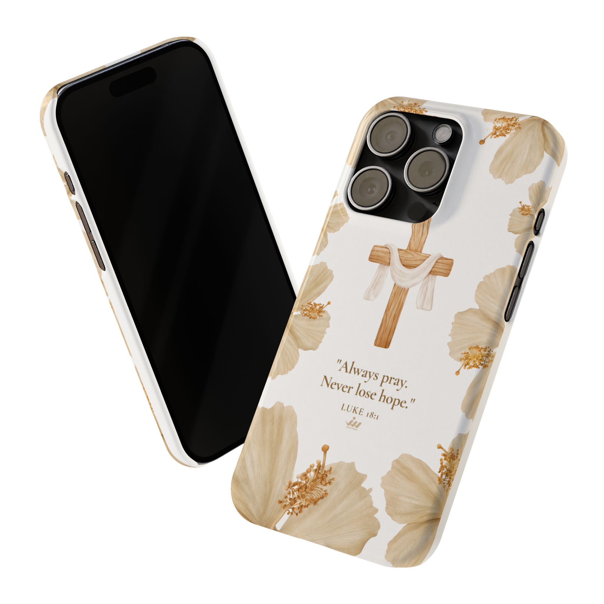 christian cross floral slim phone case christian cross floral slim phone case