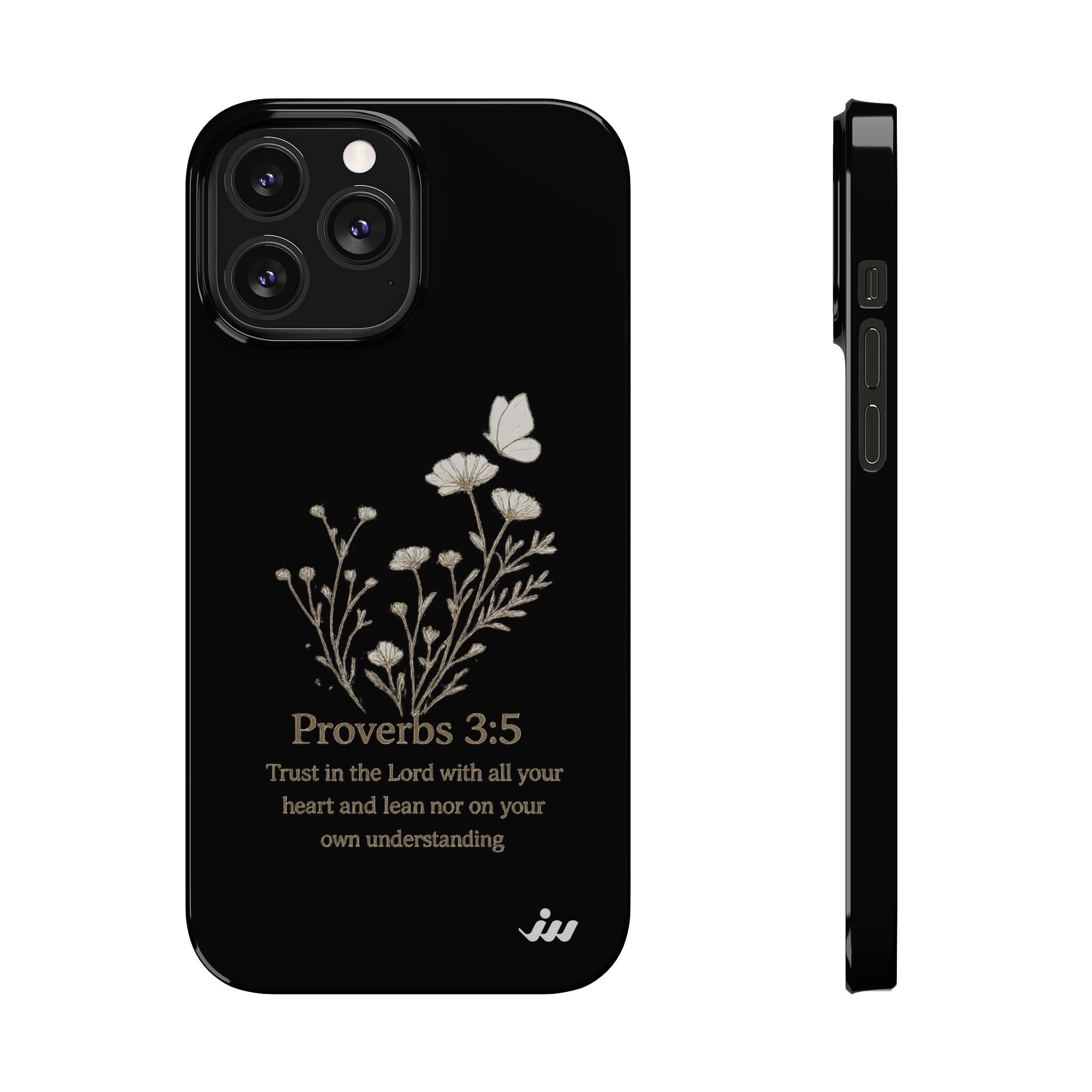 proverbs 3:5 floral phone case proverbs 3:5 floral phone case