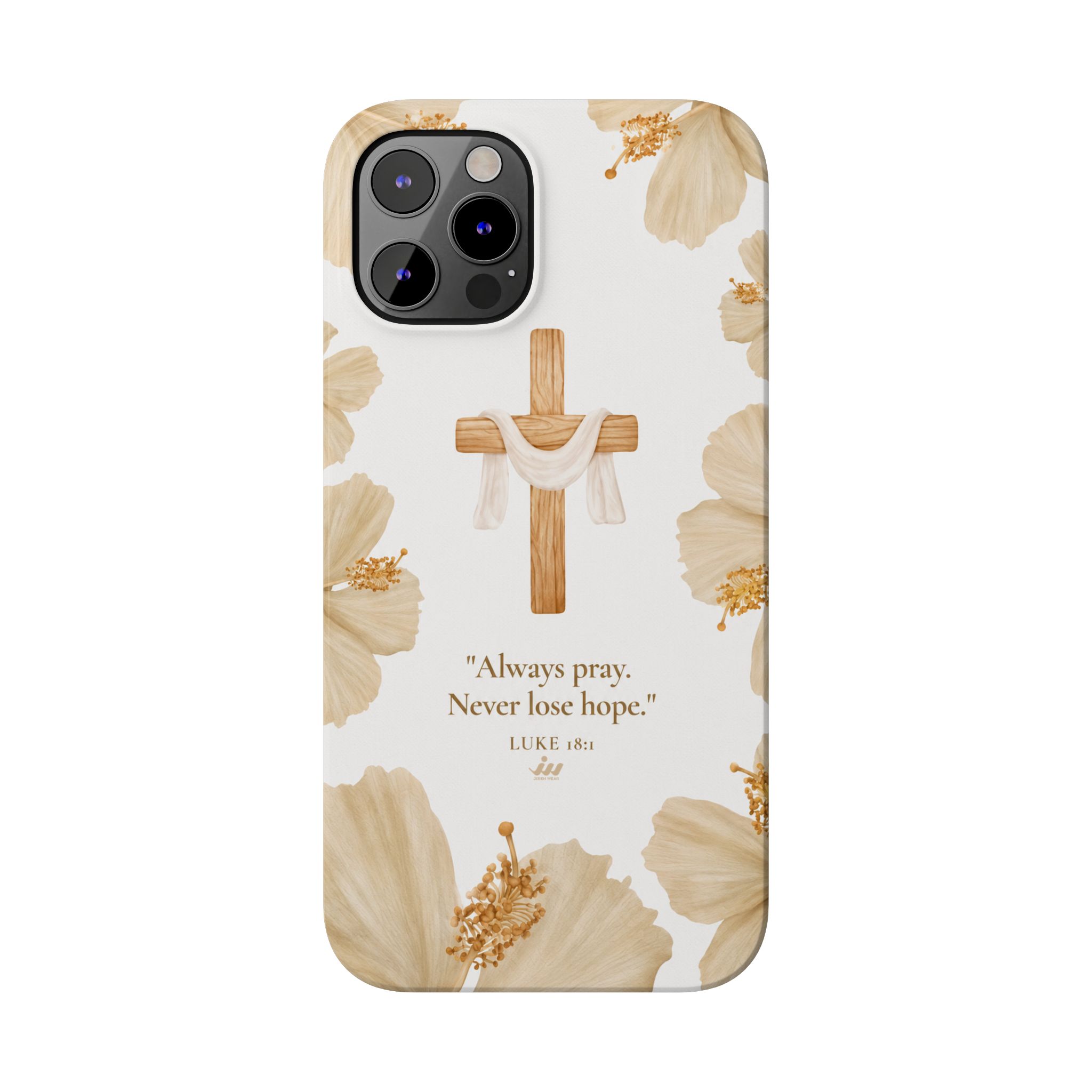christian cross floral slim phone case christian cross floral slim phone case