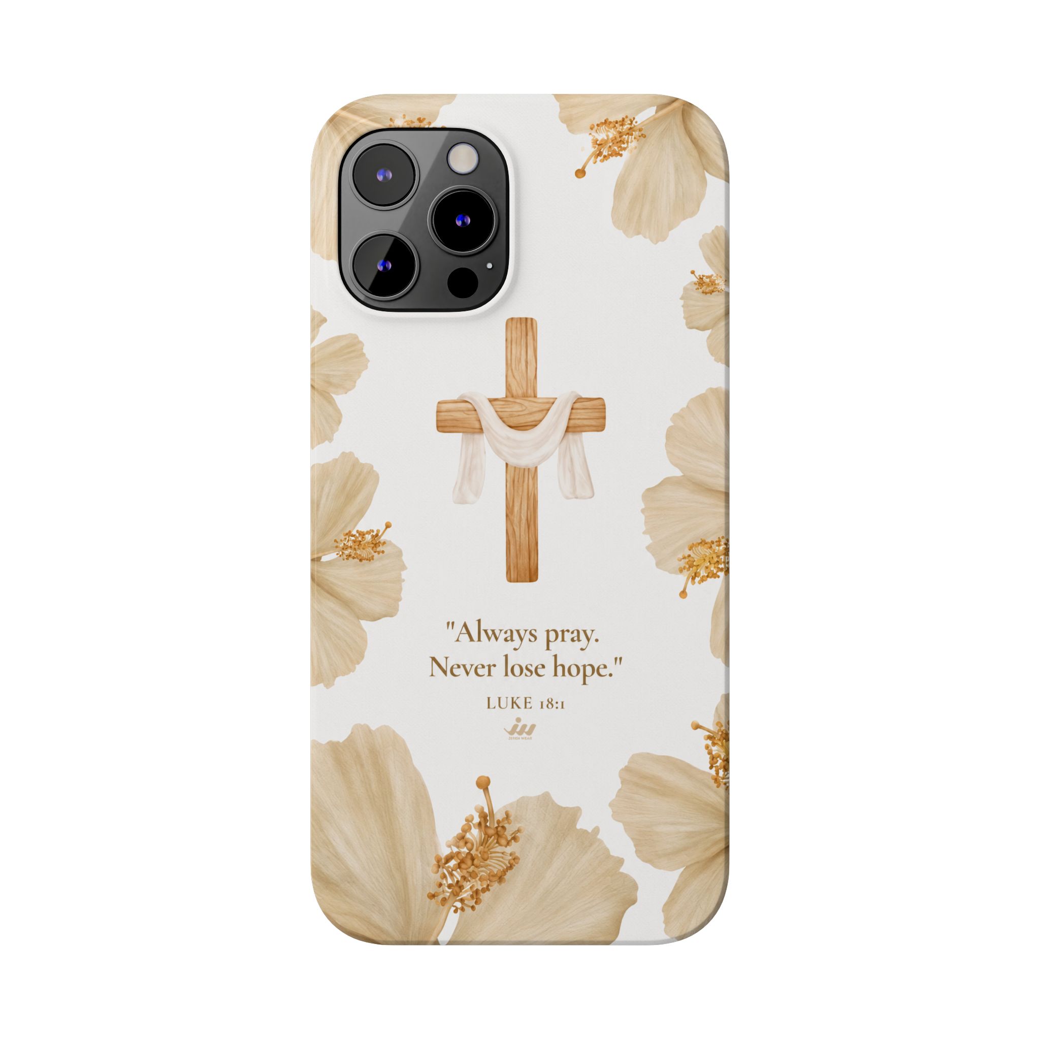 christian cross floral slim phone case christian cross floral slim phone case