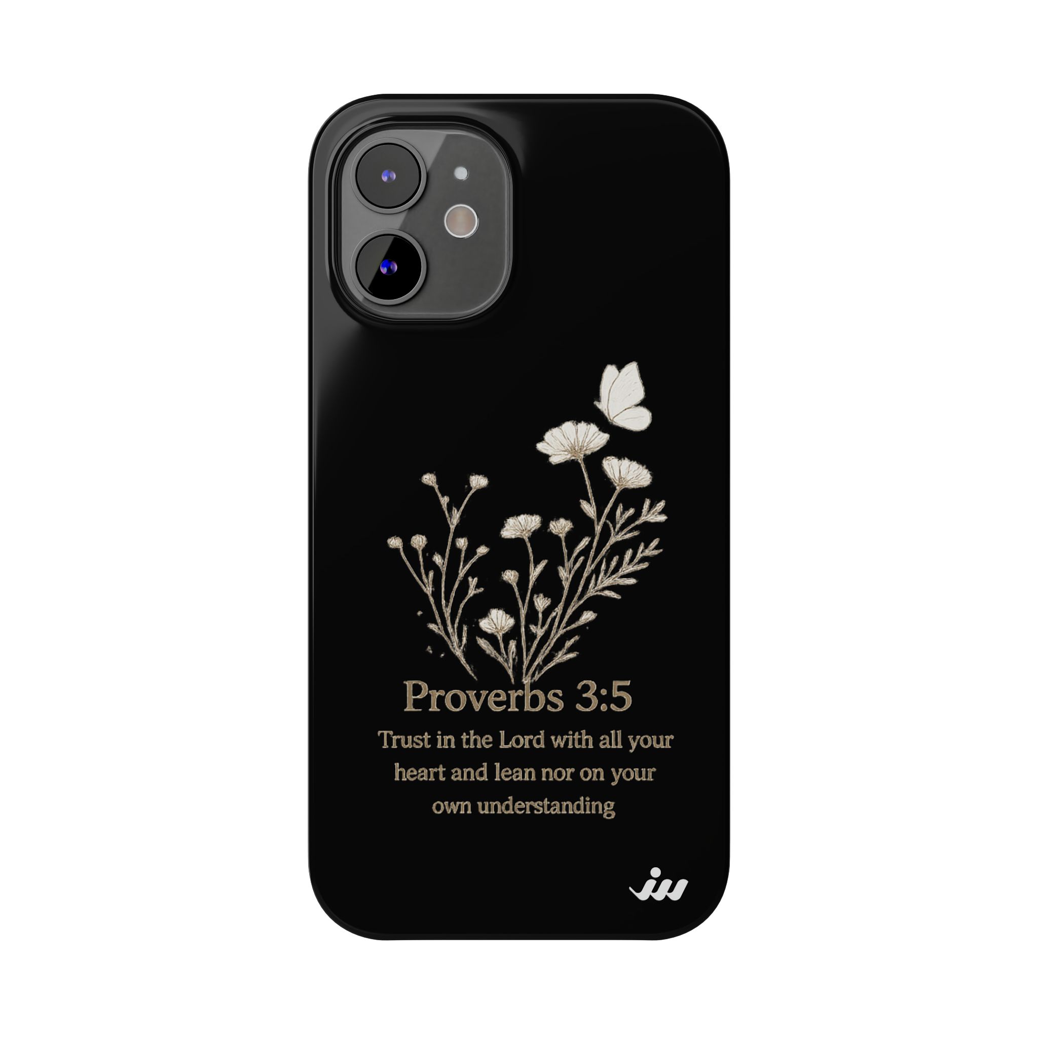 proverbs 3:5 floral phone case proverbs 3:5 floral phone case