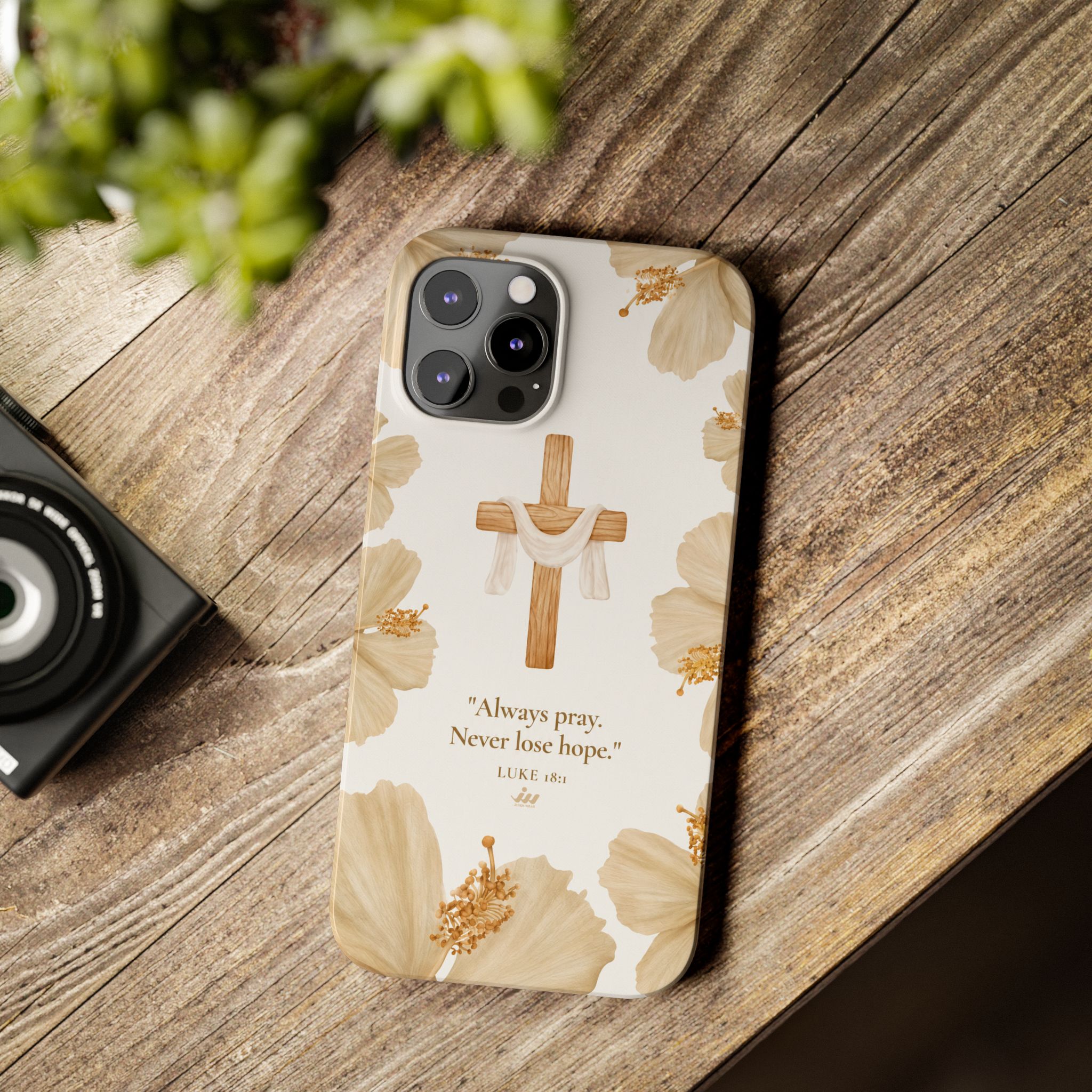 christian cross floral slim phone case christian cross floral slim phone case