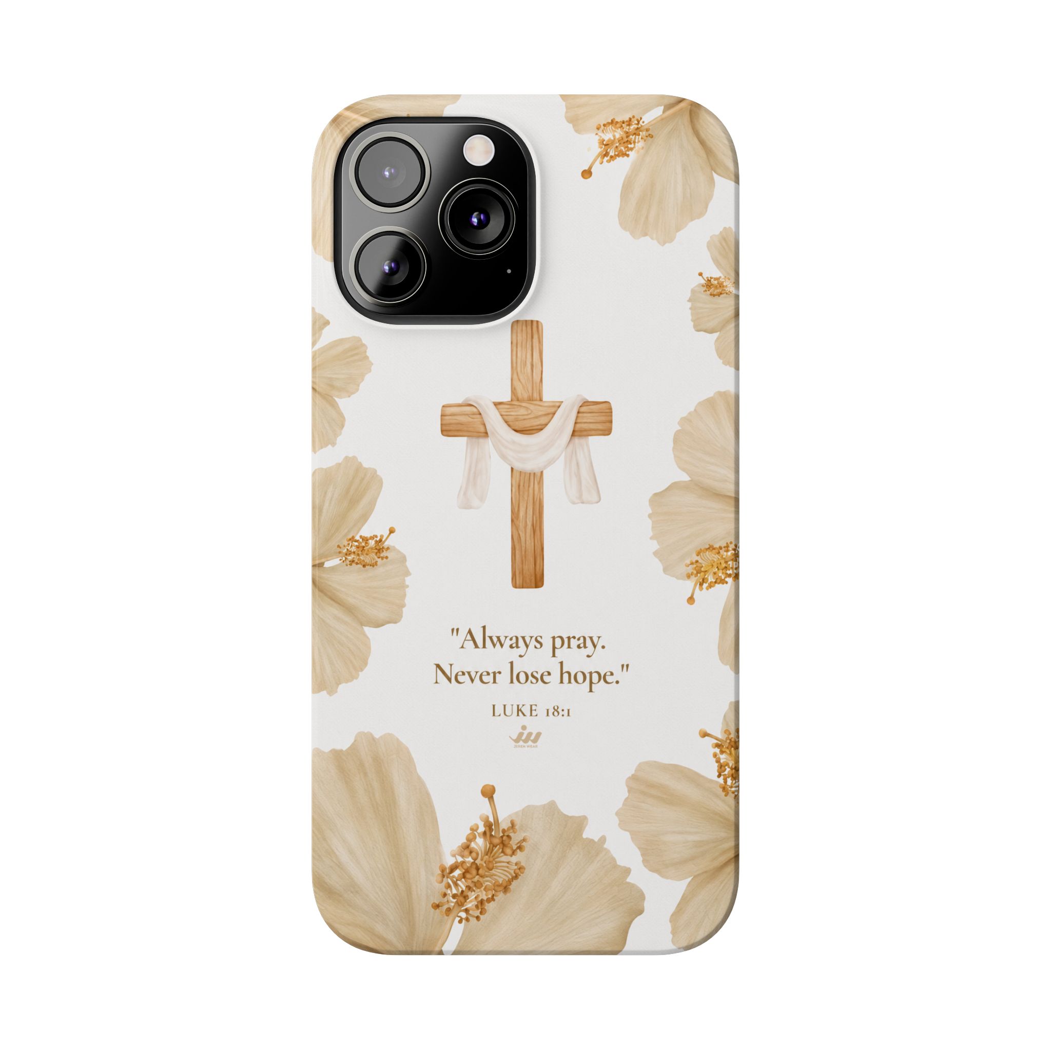 christian cross floral slim phone case christian cross floral slim phone case
