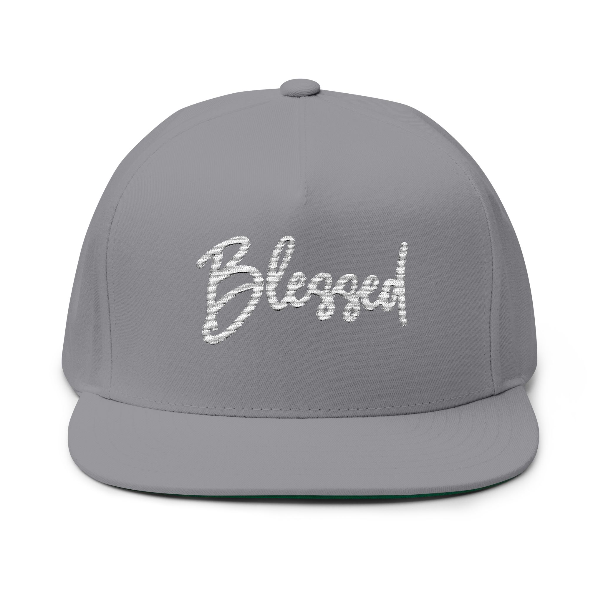 blessed embroidered flat bill christian cap blessed embroidered flat bill christian cap