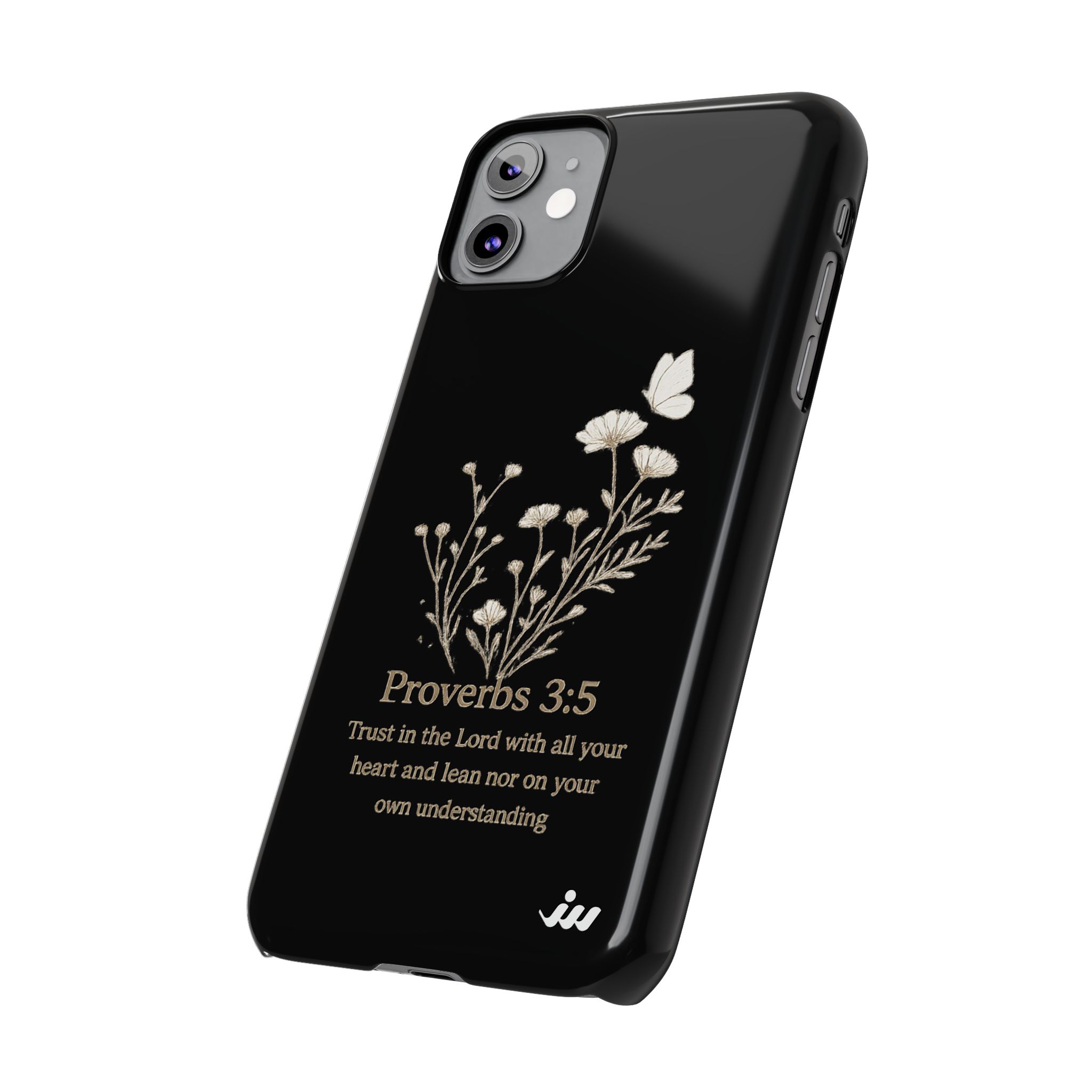 proverbs 3:5 floral phone case proverbs 3:5 floral phone case
