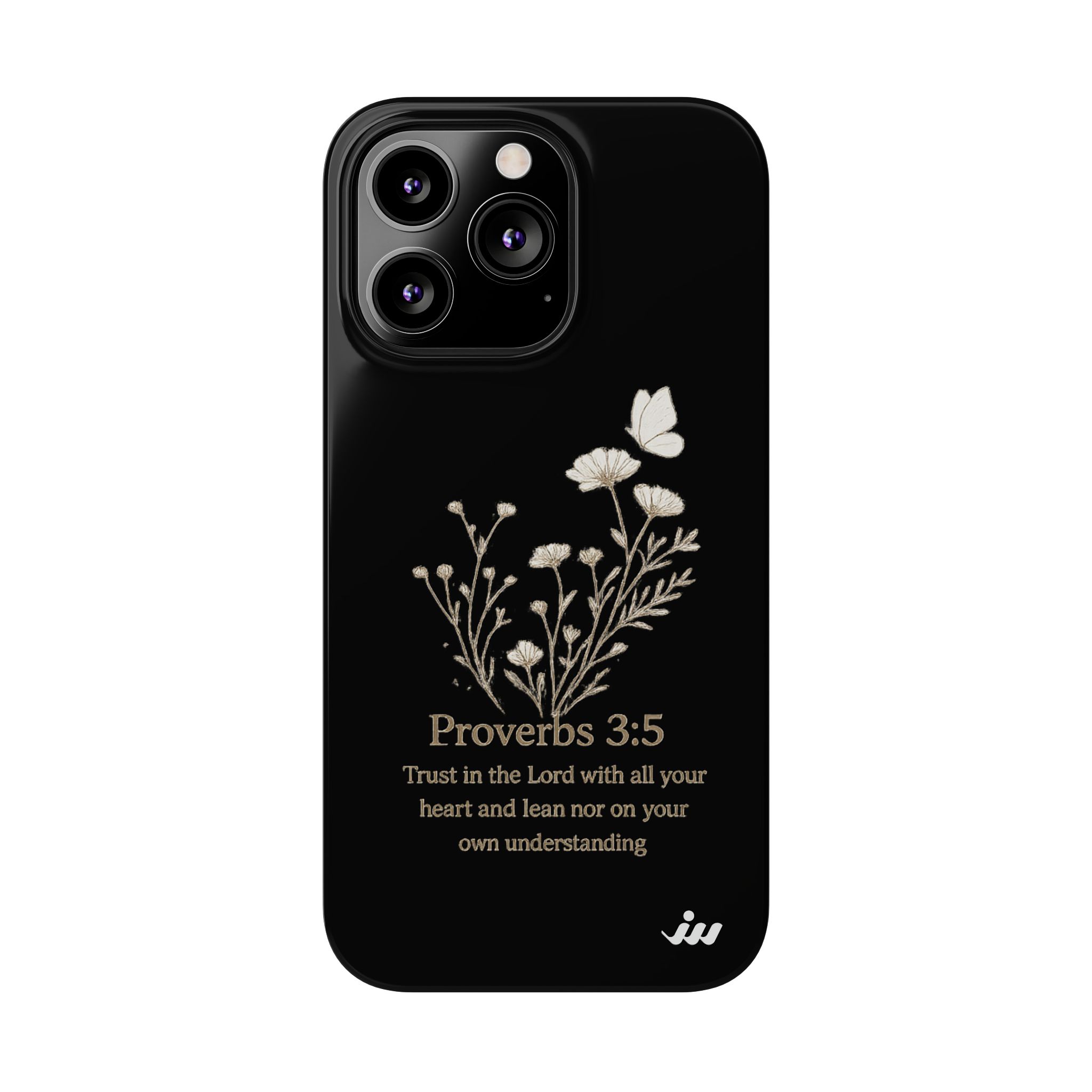 proverbs 3:5 floral phone case proverbs 3:5 floral phone case