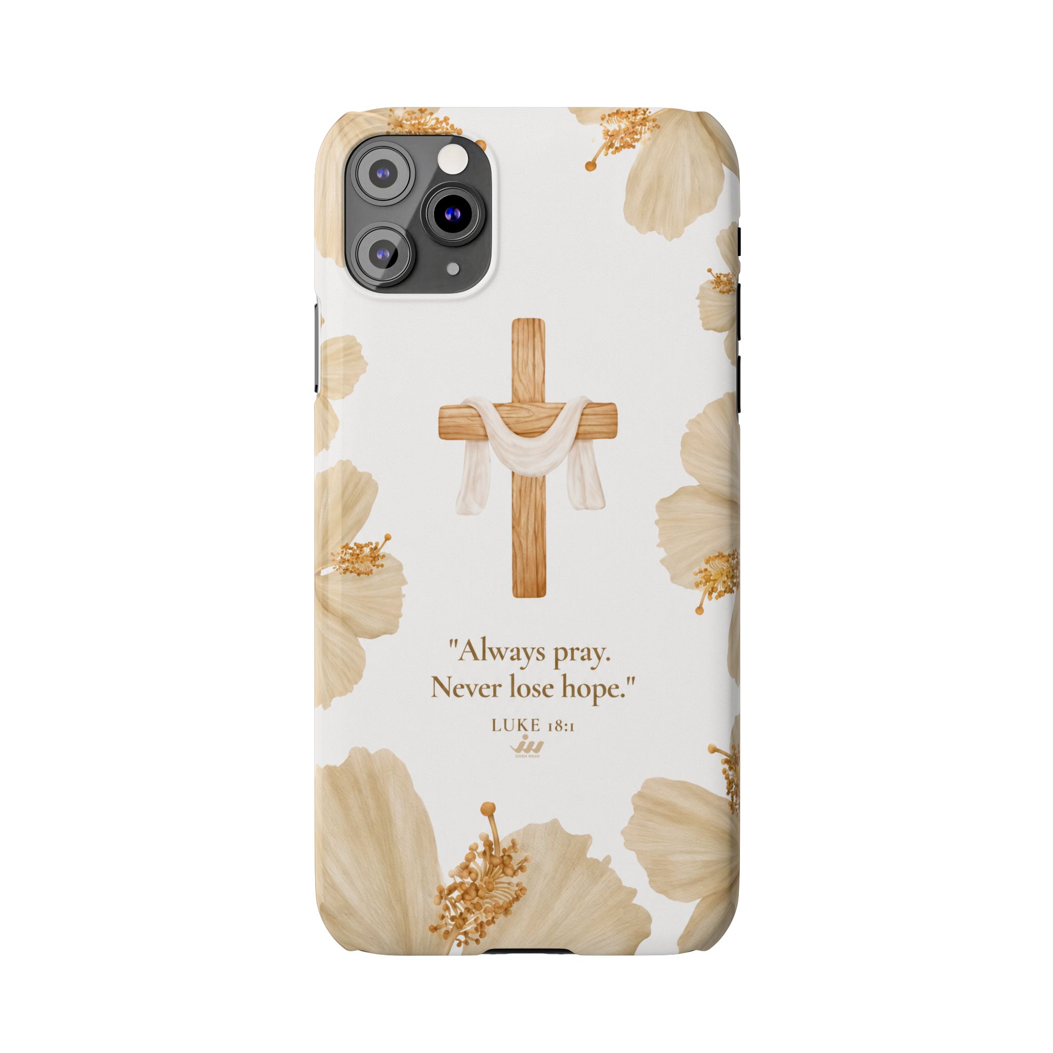 christian cross floral slim phone case christian cross floral slim phone case