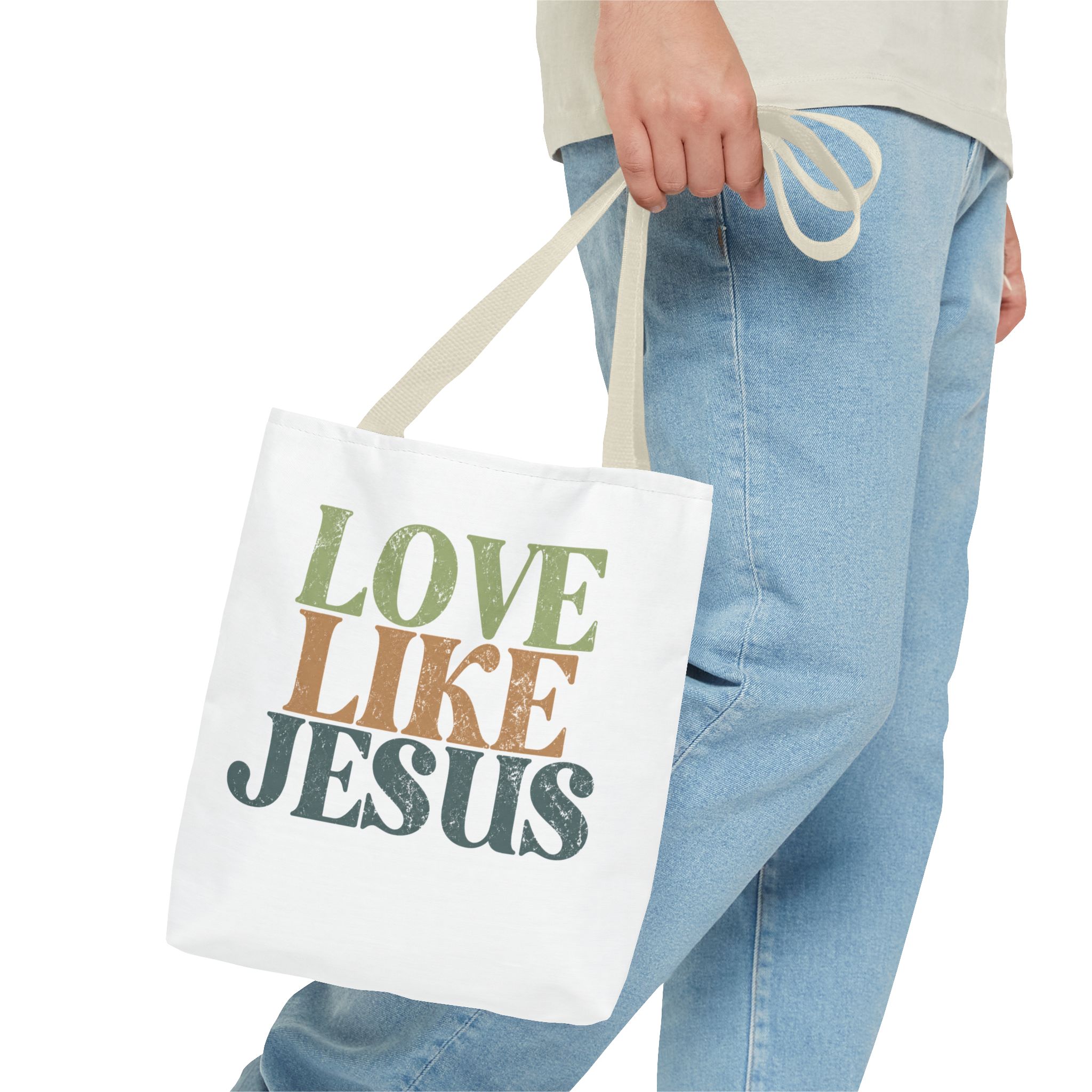 love like jesus tote bag – christian inspirational canvas tote love like jesus tote bag – christian inspirational canvas tote