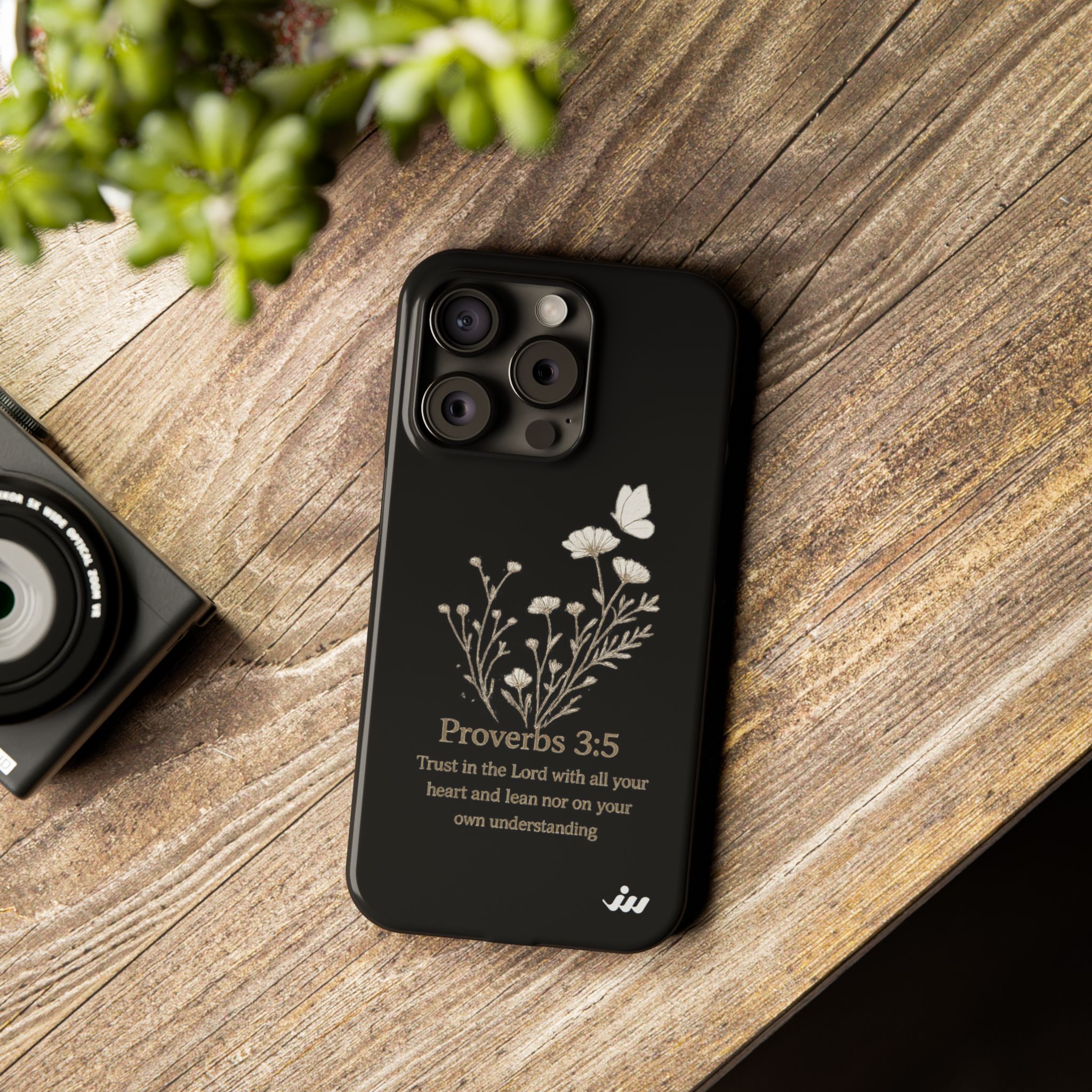 proverbs 3:5 floral phone case proverbs 3:5 floral phone case