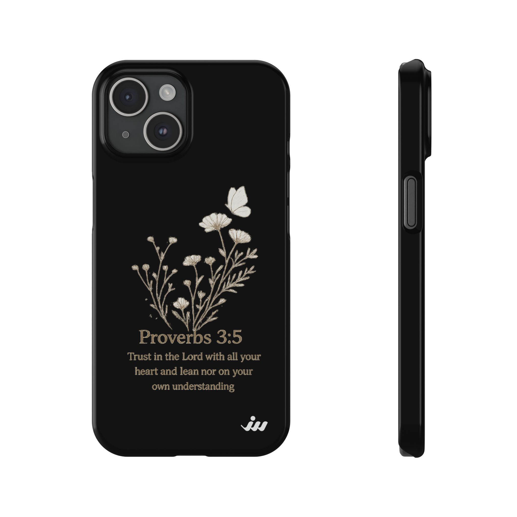 proverbs 3:5 floral phone case proverbs 3:5 floral phone case
