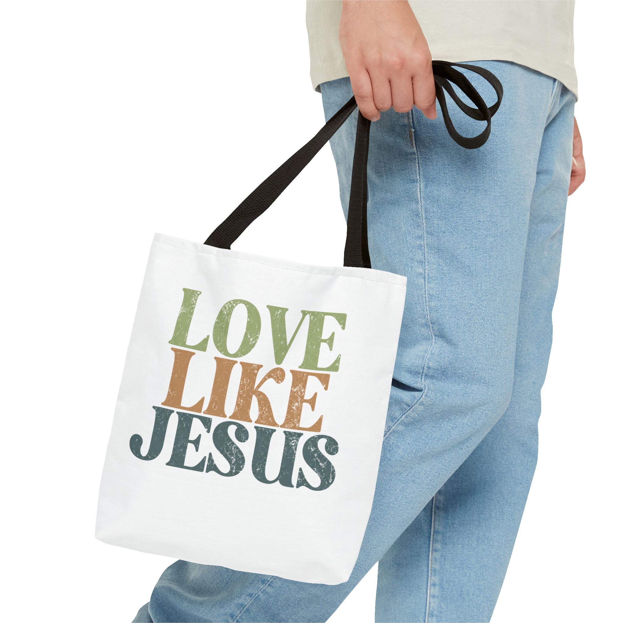 love like jesus tote bag – christian inspirational canvas tote love like jesus tote bag – christian inspirational canvas tote
